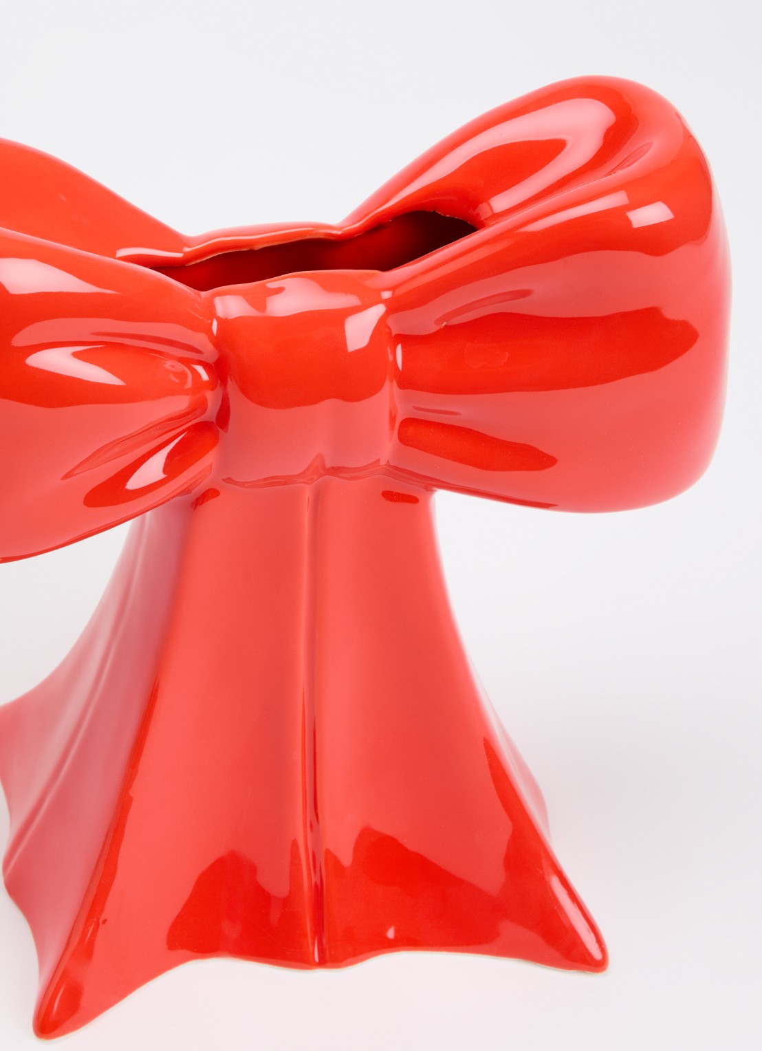 DOIY Bow vaas 20 cm - voorkant 2 rood
