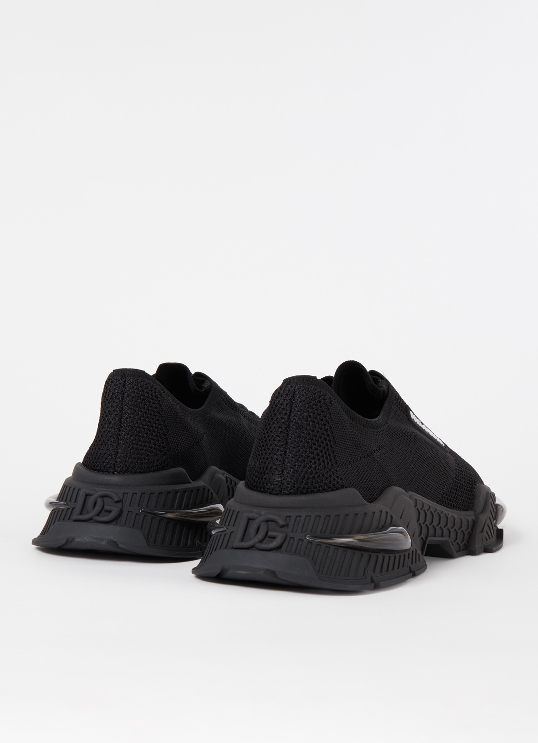 Dolce & Gabbana Airmaster sneaker met gebreid bovenwerk - detail 2 zwart