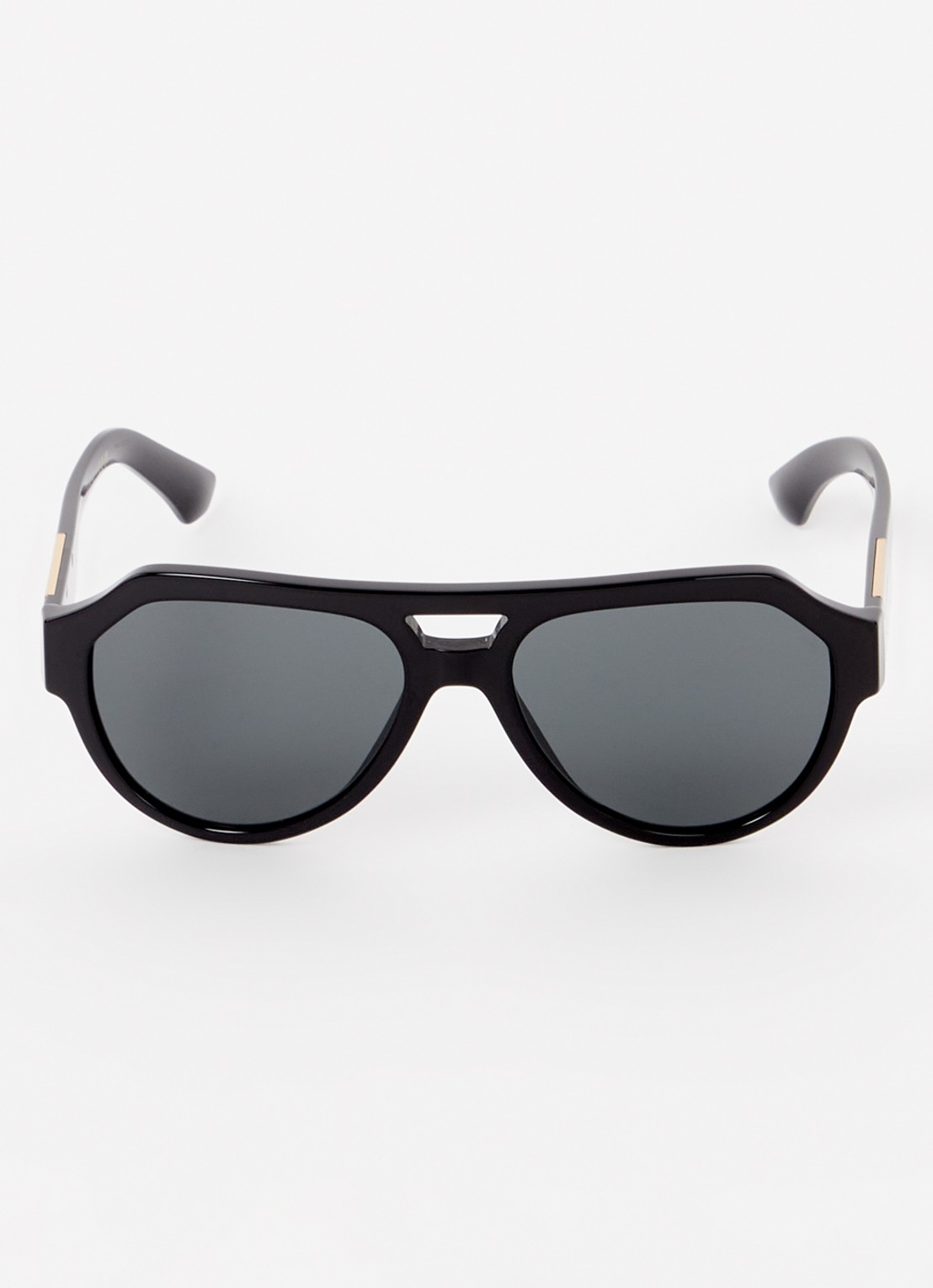 Dolce & Gabbana Aviator zonnebril DG4466 - detail zwart