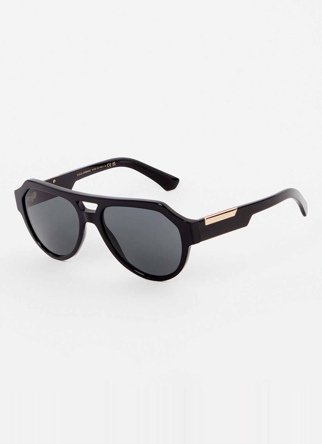 Dolce & Gabbana Aviator zonnebril DG4466 - voorkant 4 zwart