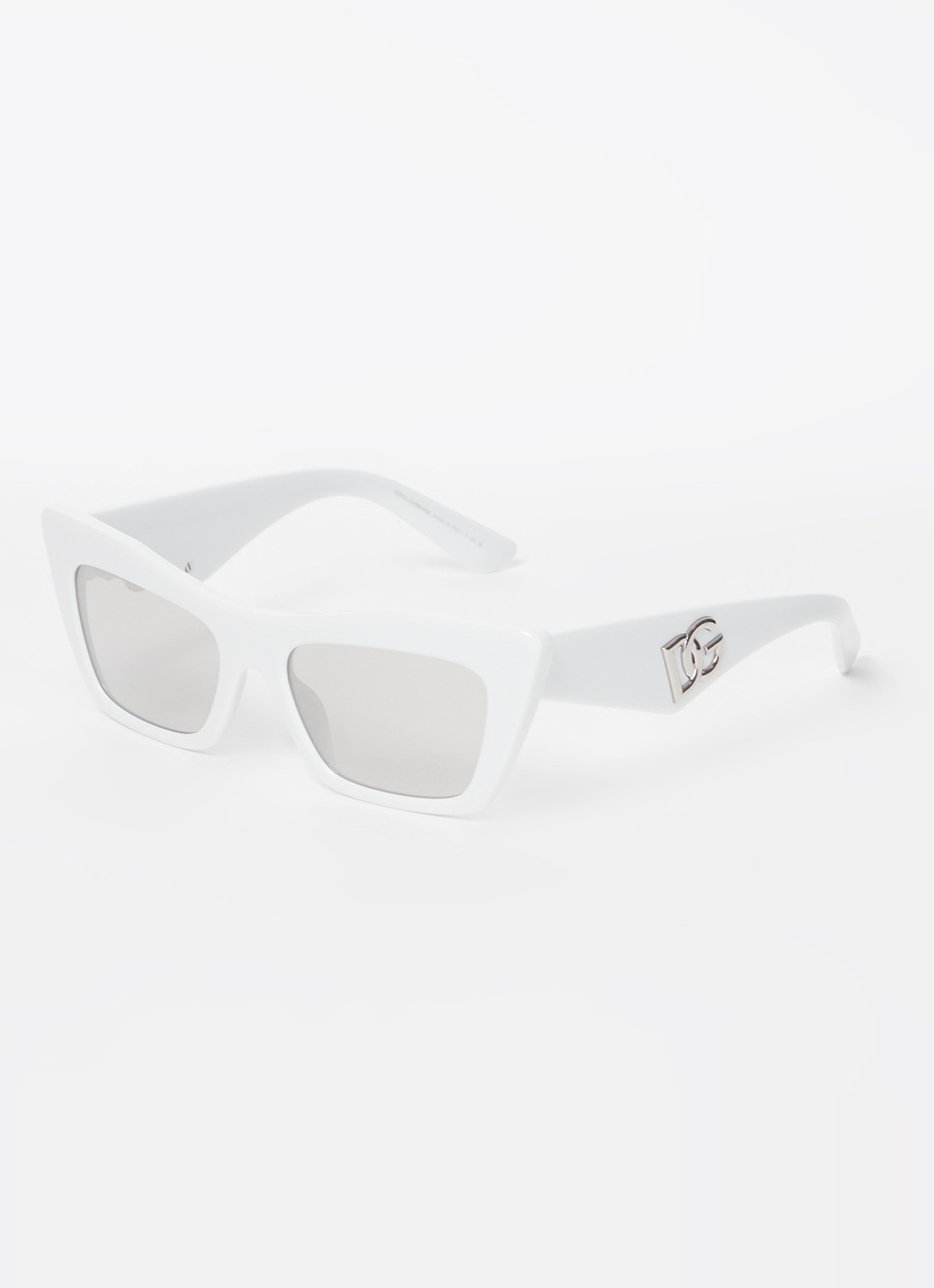 Dolce & Gabbana Barocco zonnebril DG4435 - voorkant 4 wit