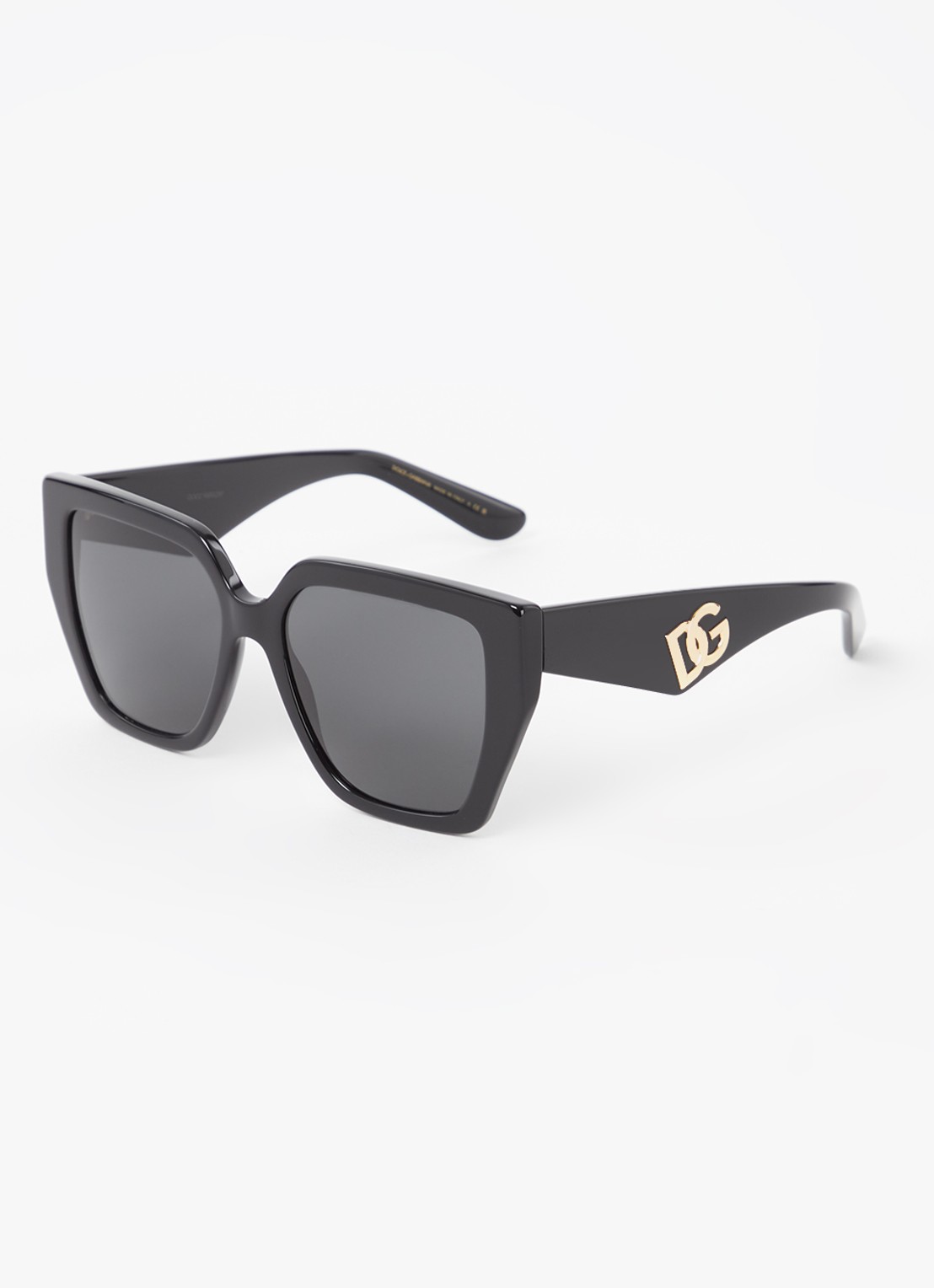 Dolce & Gabbana Barocco zonnebril DG4438 - voorkant 4 zwart