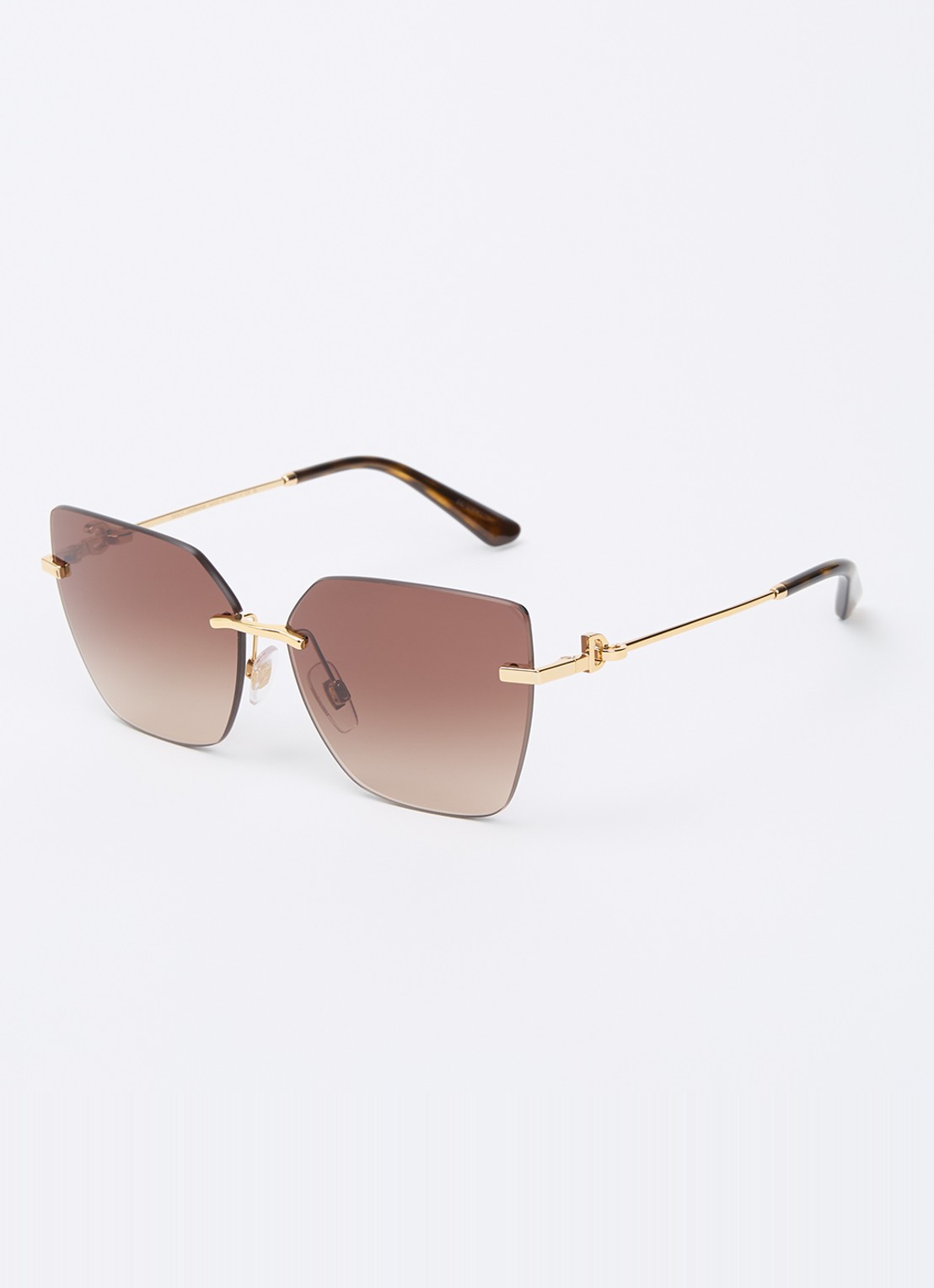Dolce & Gabbana Butterfly zonnebril DG 2321  - voorkant bruin