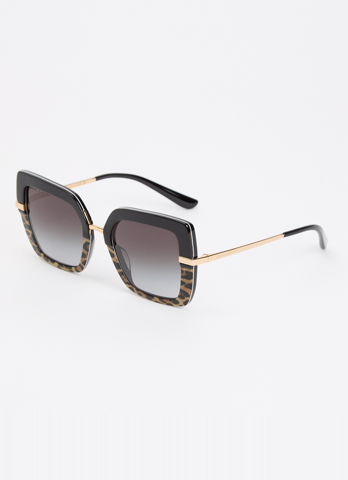 Dolce & Gabbana Butterfly zonnebril DG4373F - voorkant zwart