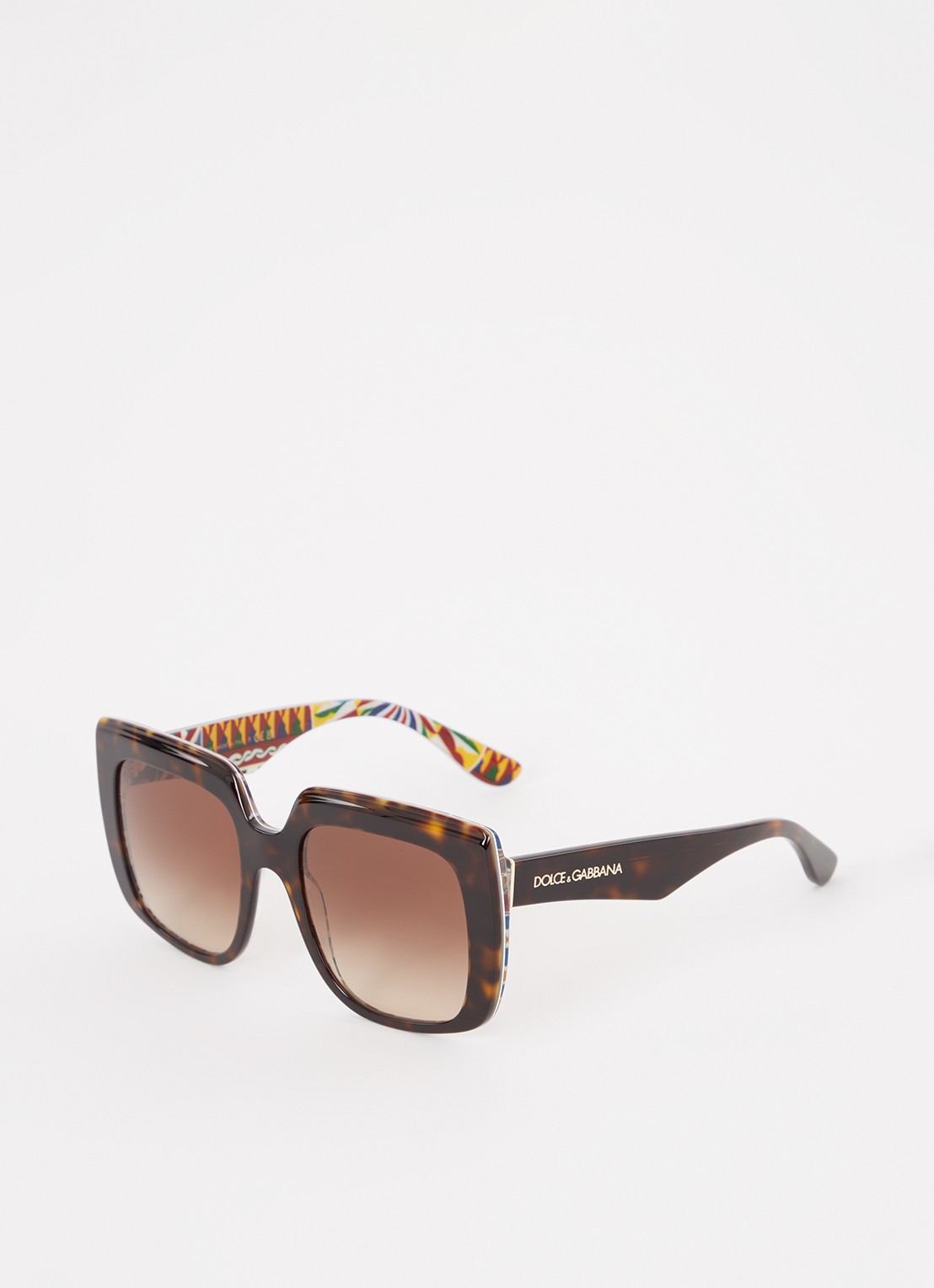 Dolce & Gabbana Butterfly zonnebril DG4414 - voorkant bruin