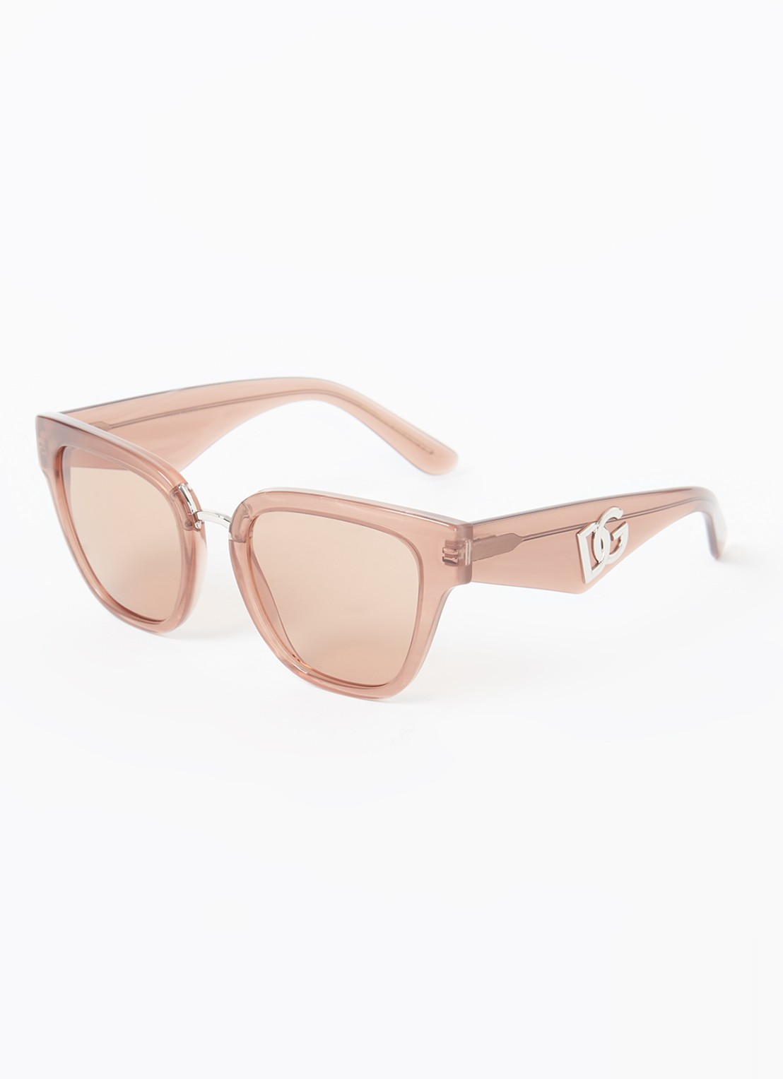 Dolce & Gabbana Butterfly zonnebril DG4427 - voorkant lichtbruin