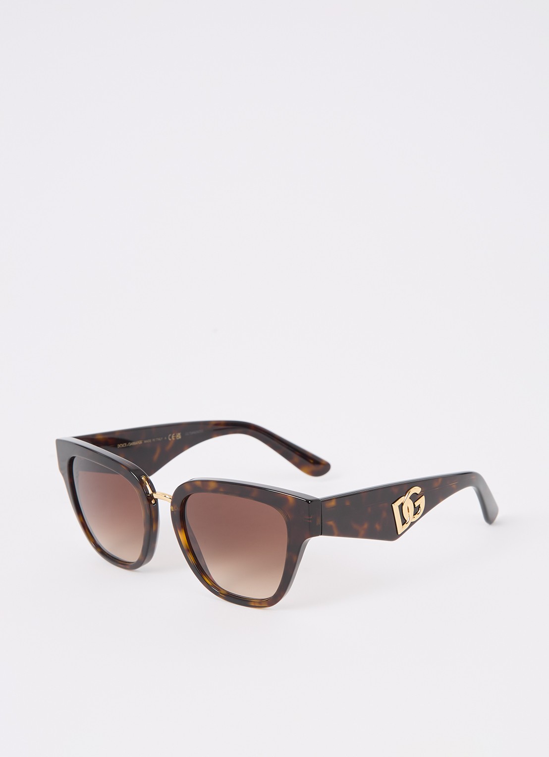 Dolce & Gabbana Butterfly zonnebril DG4437 - voorkant donkerbruin