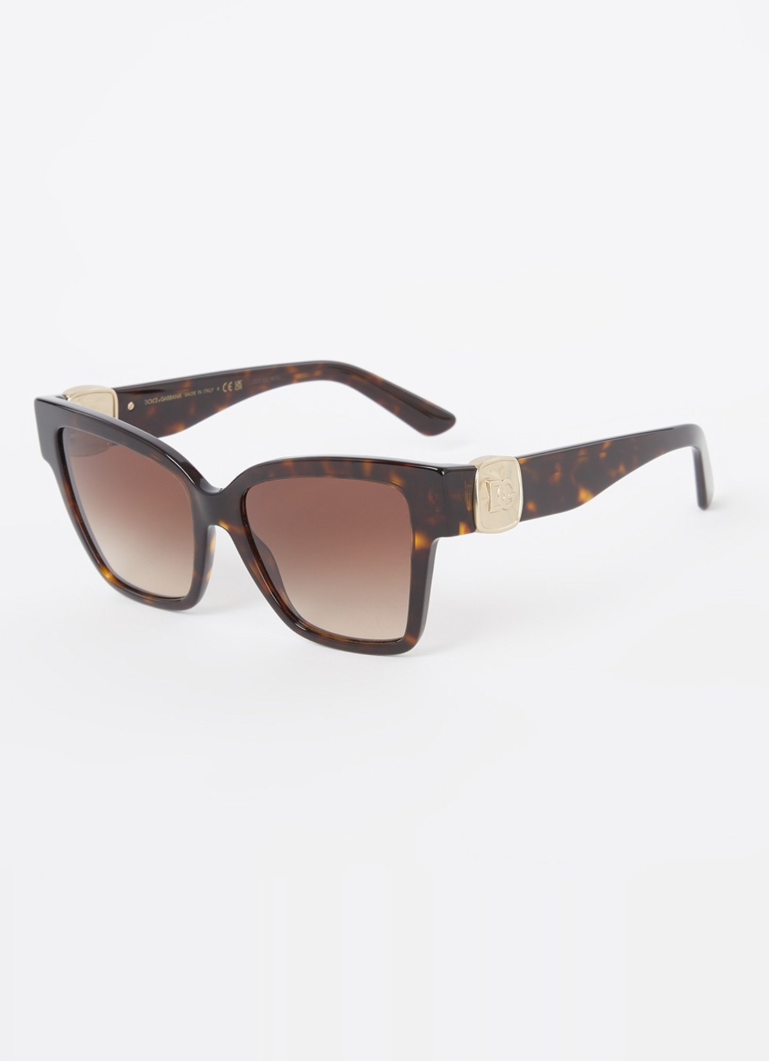 Dolce & Gabbana Butterfly zonnebril DG4470 - voorkant donkerbruin