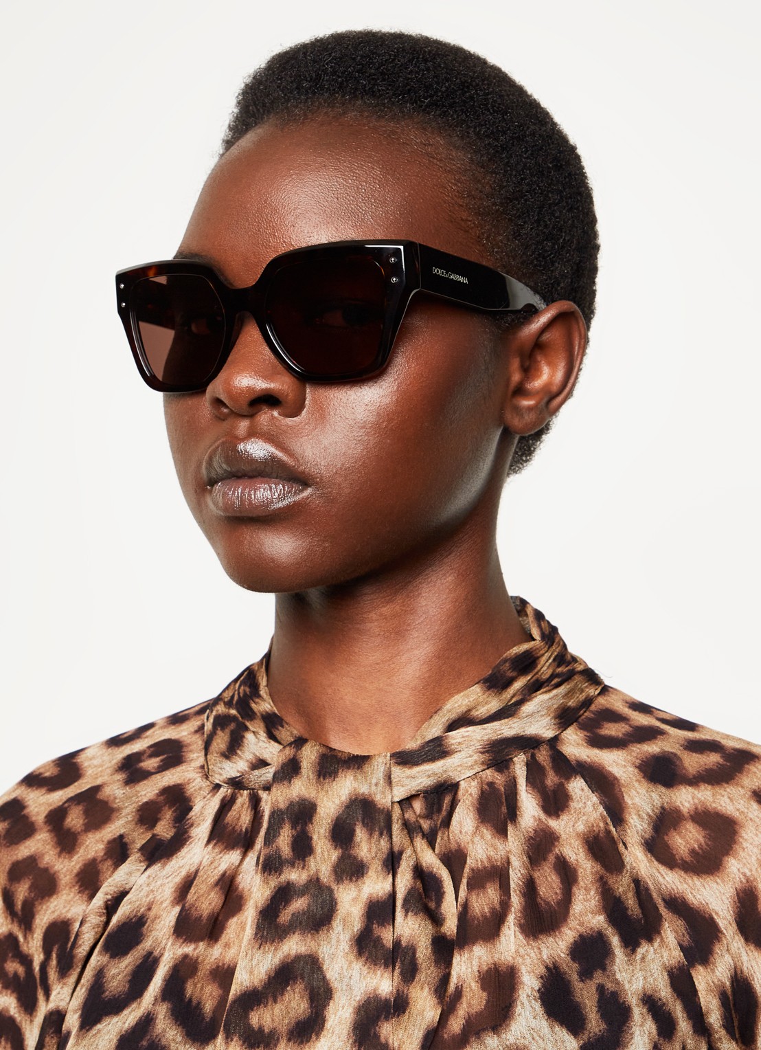 Dolce & Gabbana Butterfly zonnebril DG4471 - voorkant 2 bruin