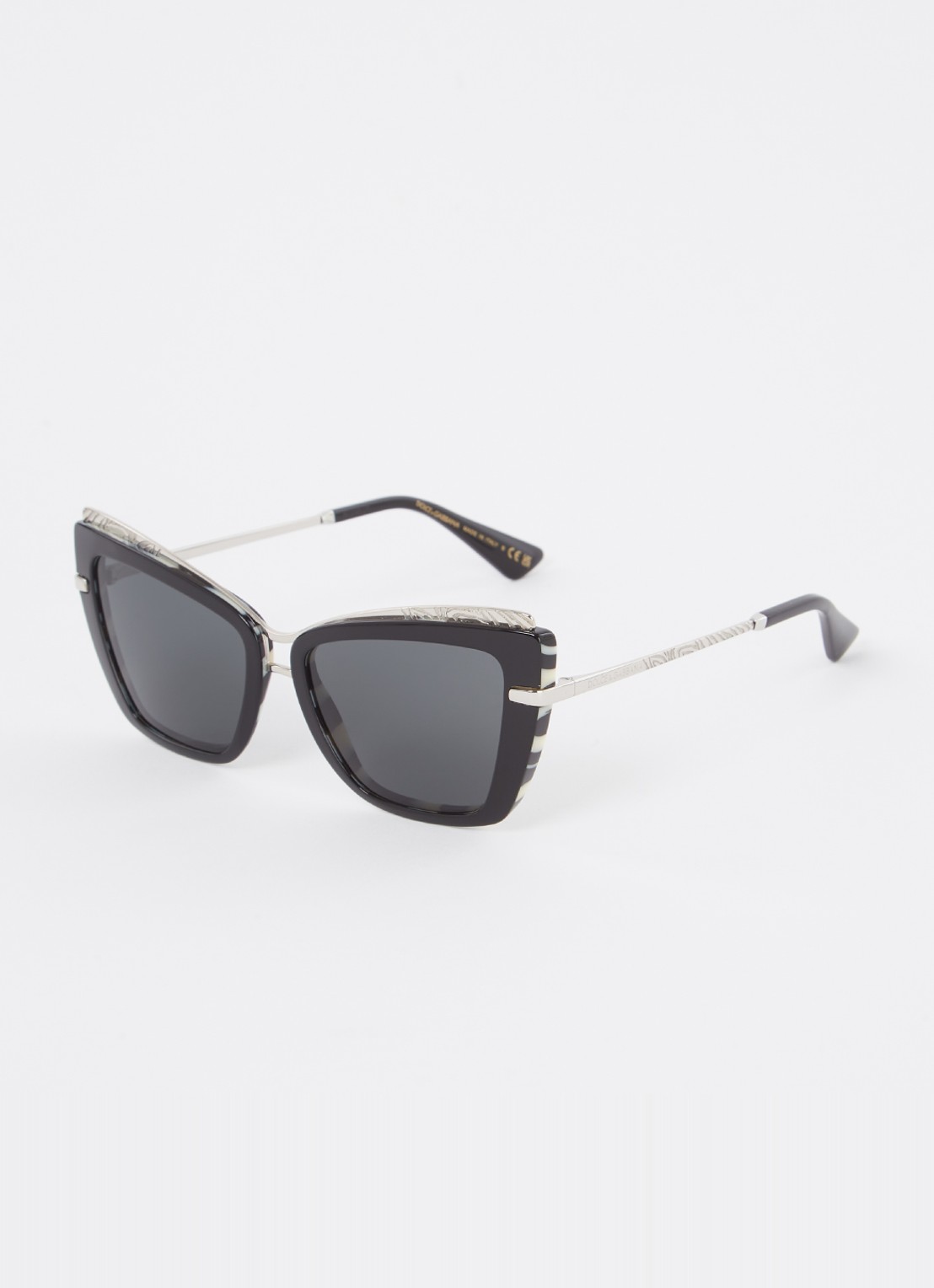 Dolce & Gabbana Butterfly zonnebril DG4472 - voorkant zwart