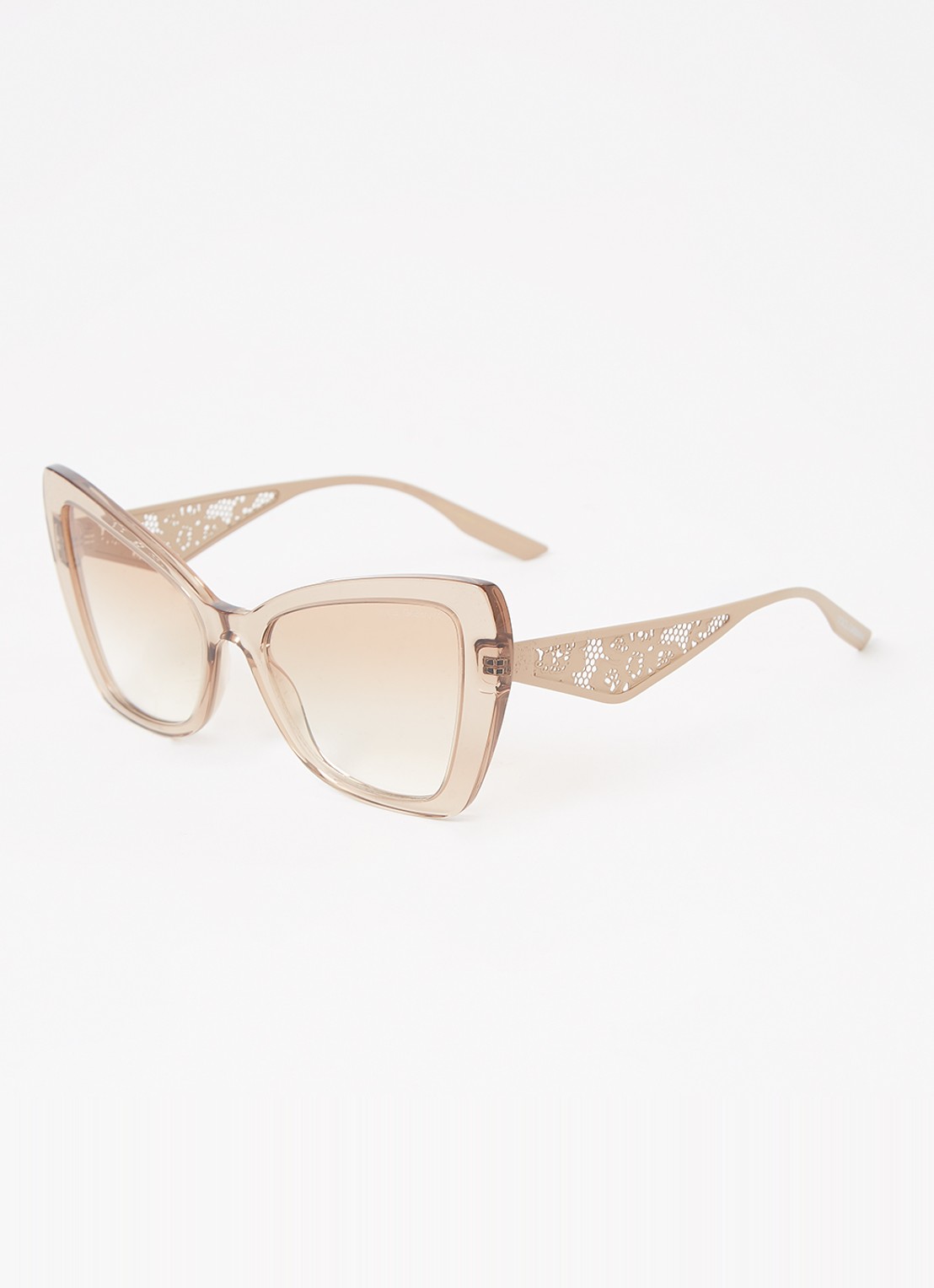 Dolce & Gabbana Butterfly zonnebril DG4489  - voorkant camel