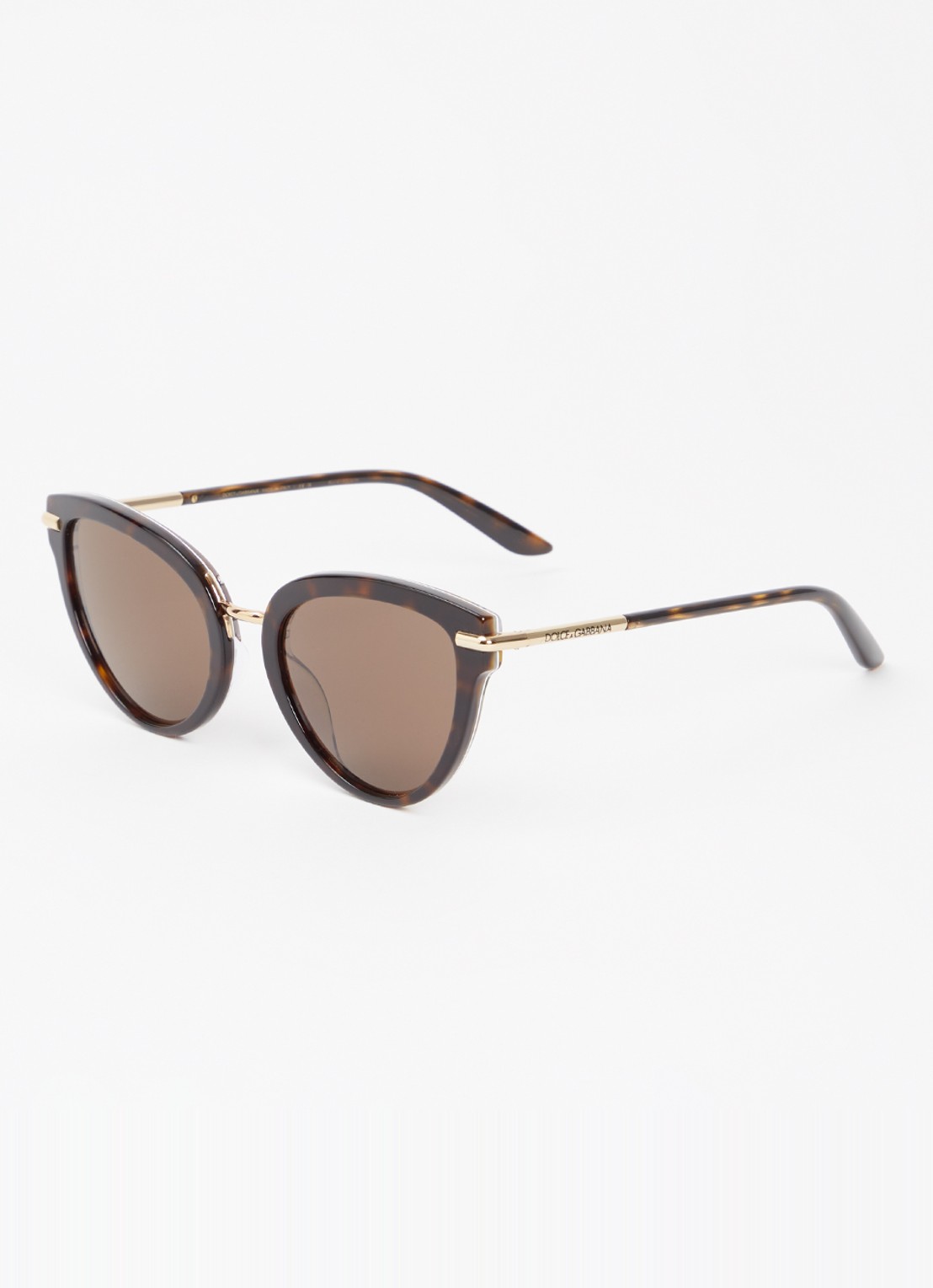 Dolce & Gabbana Butterfly zonnebril DG4492   - voorkant donkerbruin