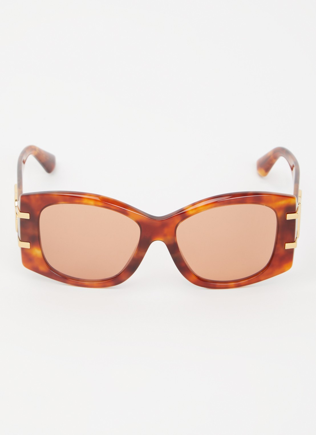 Dolce & Gabbana Butterfly zonnebril DG4501 - detail oranjebruin
