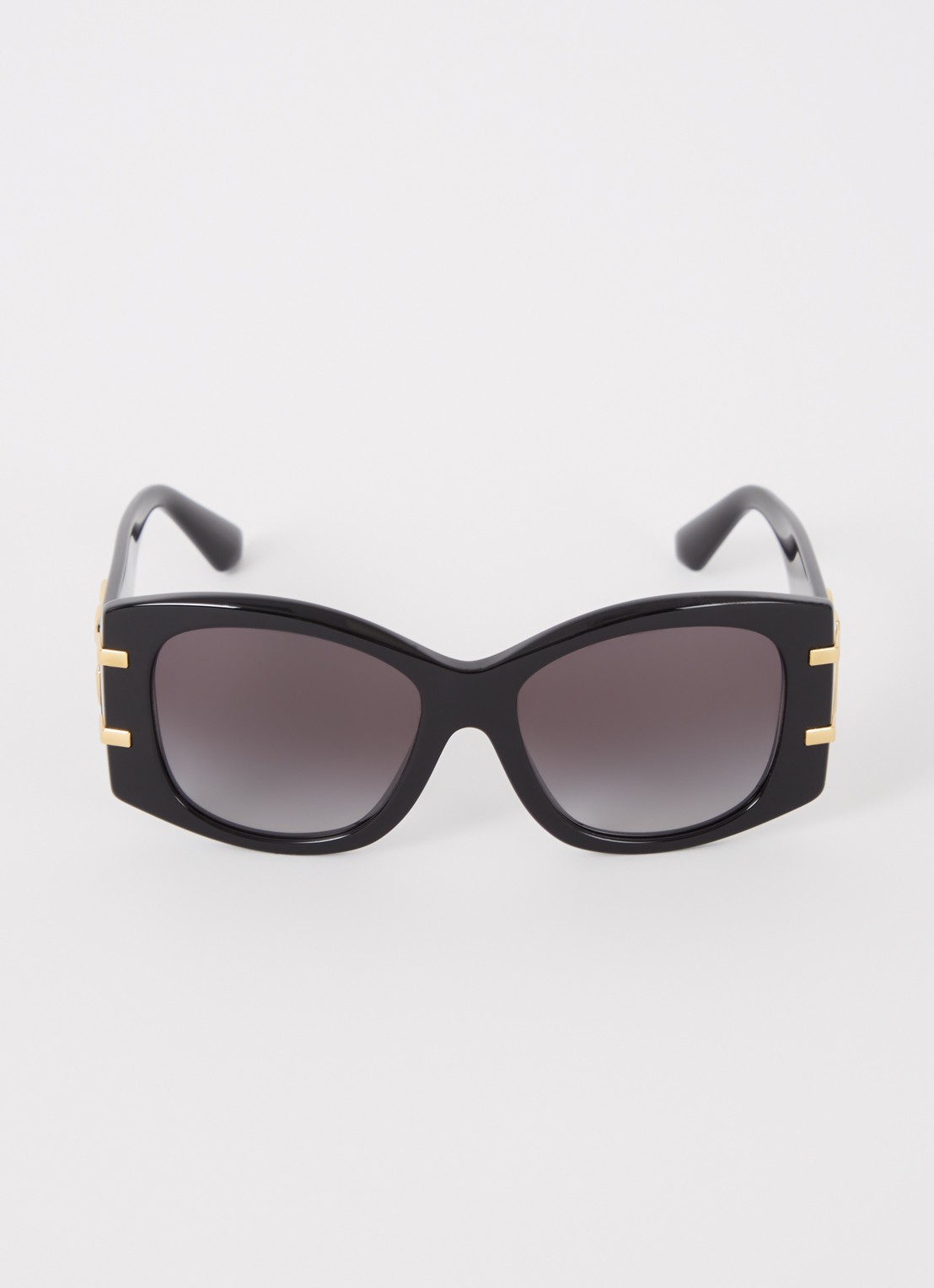 Dolce & Gabbana Butterfly zonnebril DG4501 - detail zwart
