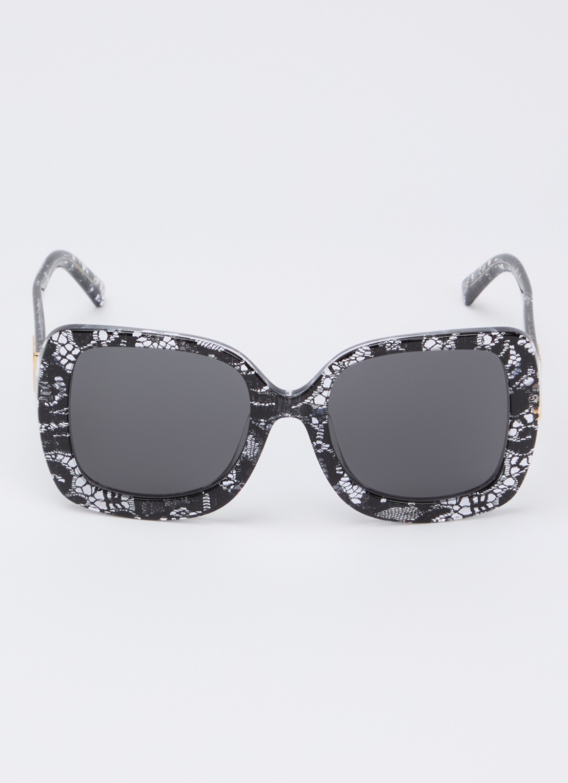 Dolce & Gabbana Butterfly zonnebril DG4513 - detail 2 zwart
