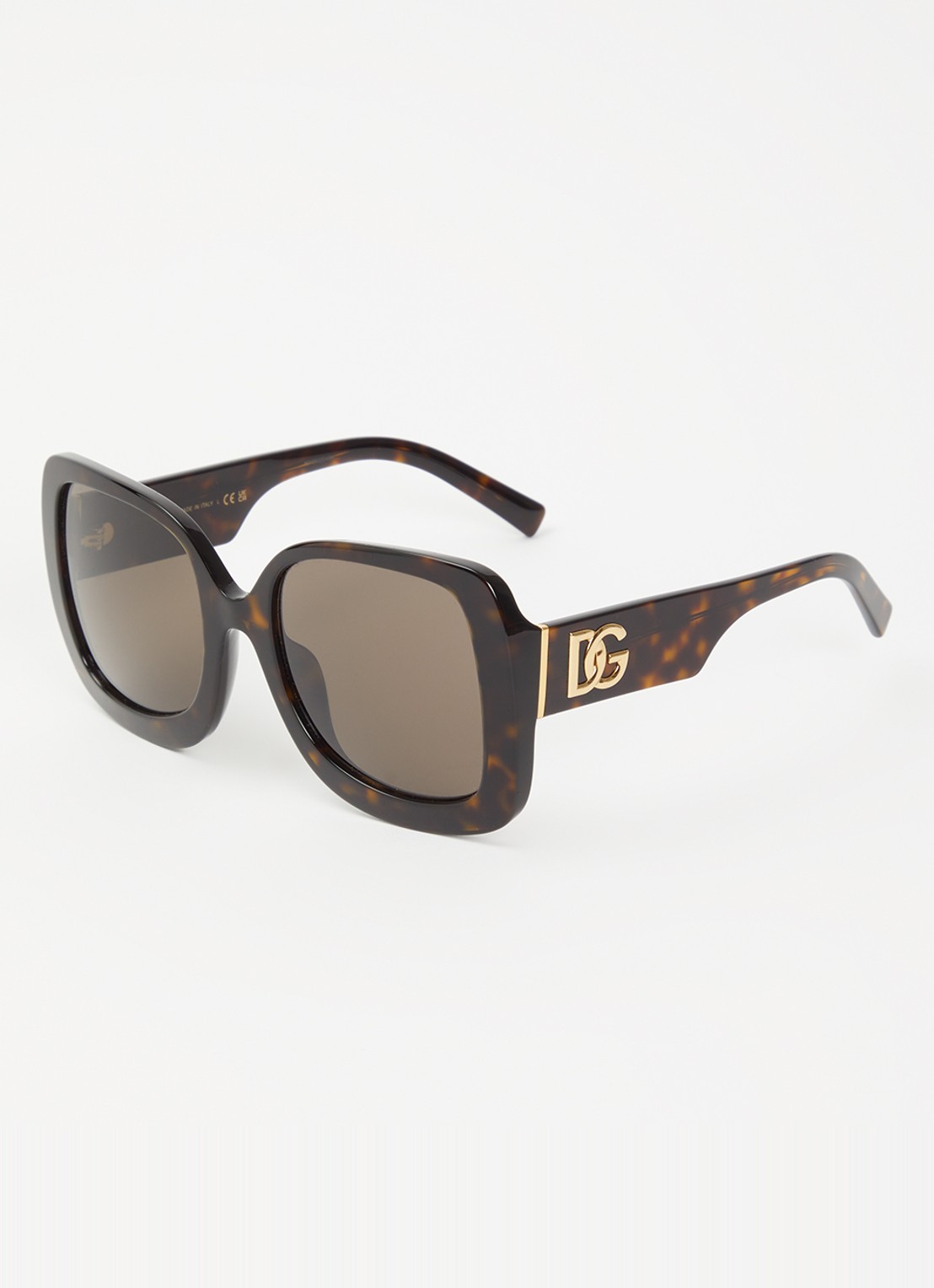 Dolce & Gabbana Butterfly zonnebril DG4513 - voorkant donkerbruin