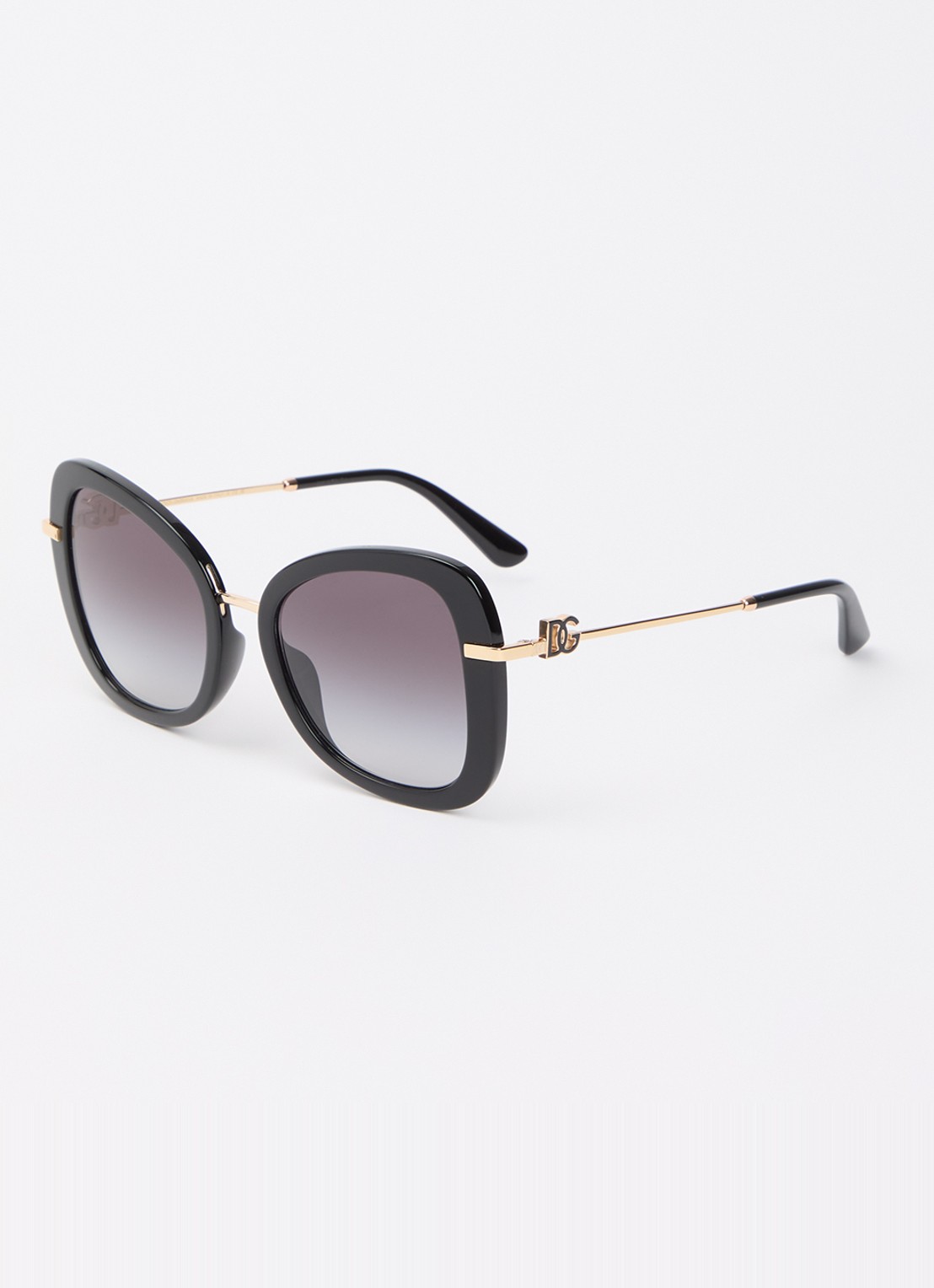 Dolce & Gabbana Butterfly zonnebril DG4535 - voorkant 4 zwart