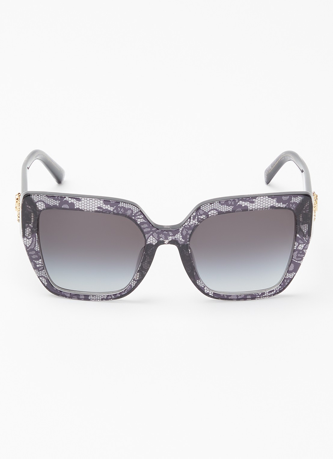 Dolce & Gabbana Butterfly zonnebril DG4538 - detail donkergrijs