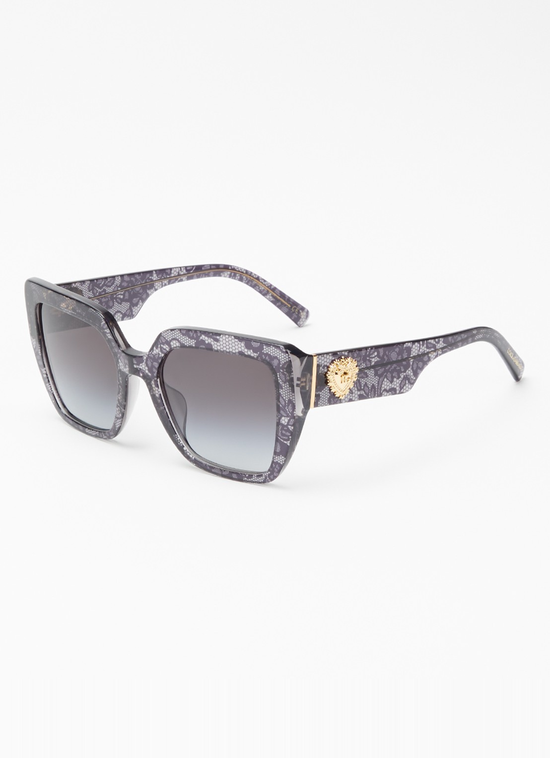 Dolce & Gabbana Butterfly zonnebril DG4538 - voorkant 4 donkergrijs