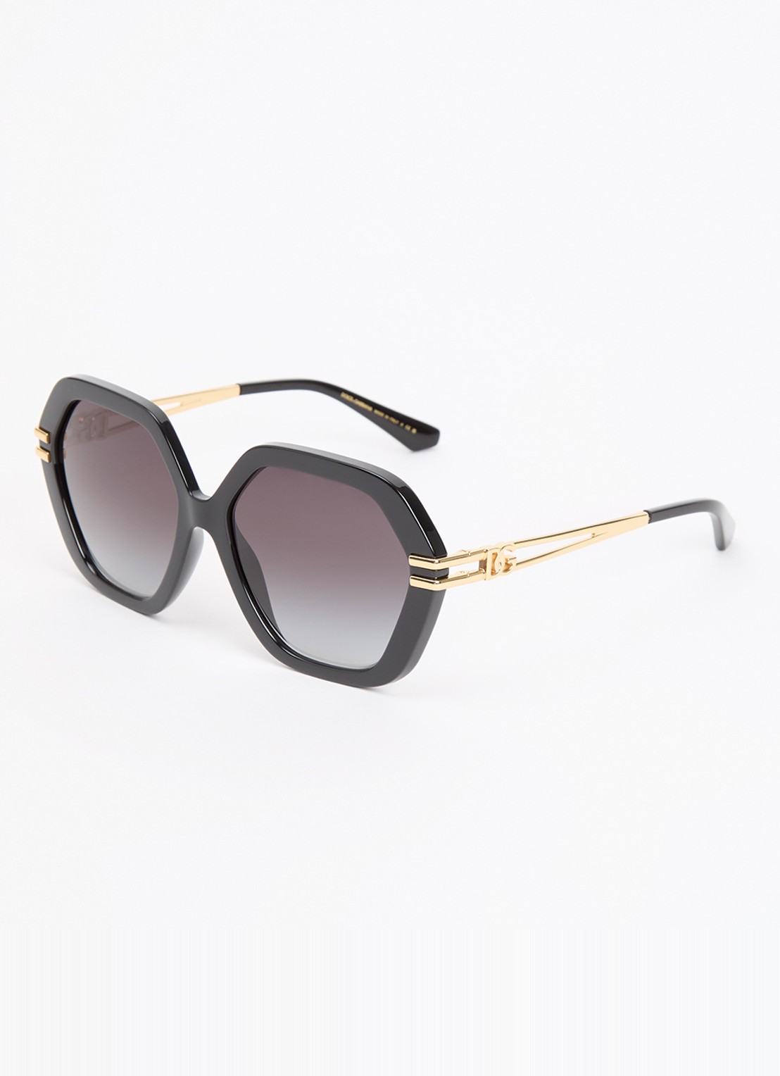 Dolce & Gabbana Butterfly zonnebril DG6210 - voorkant zwart