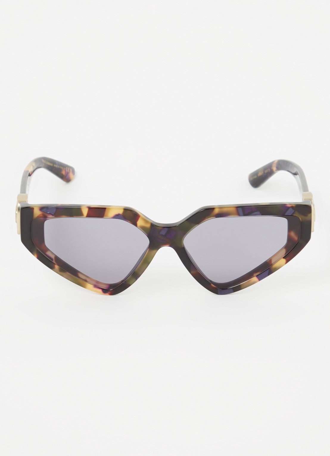 Dolce & Gabbana Cat Eye zonnebril DG4469 - detail 3 donkerbruin