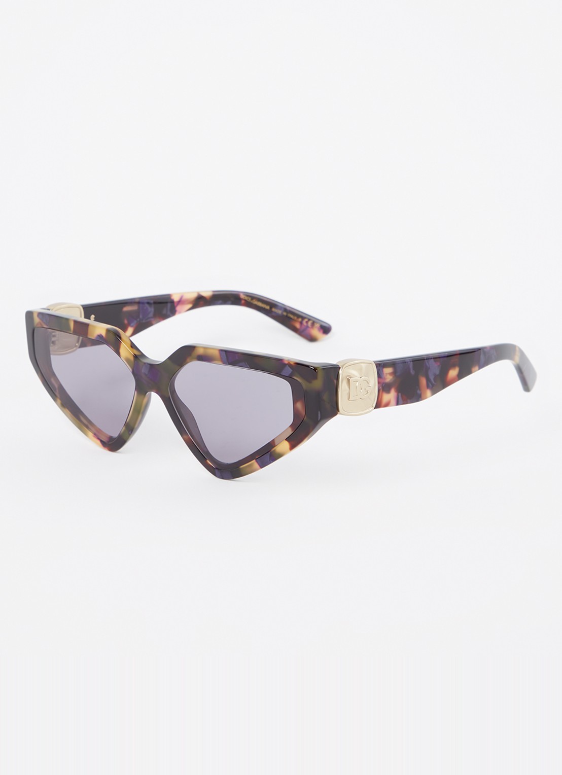 Dolce & Gabbana Cat Eye zonnebril DG4469 - voorkant donkerbruin