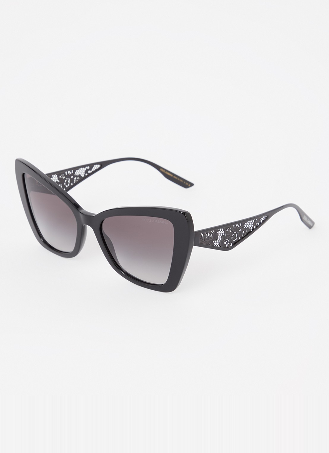 Dolce & Gabbana Cat Eye zonnebril DG4489 - voorkant zwart