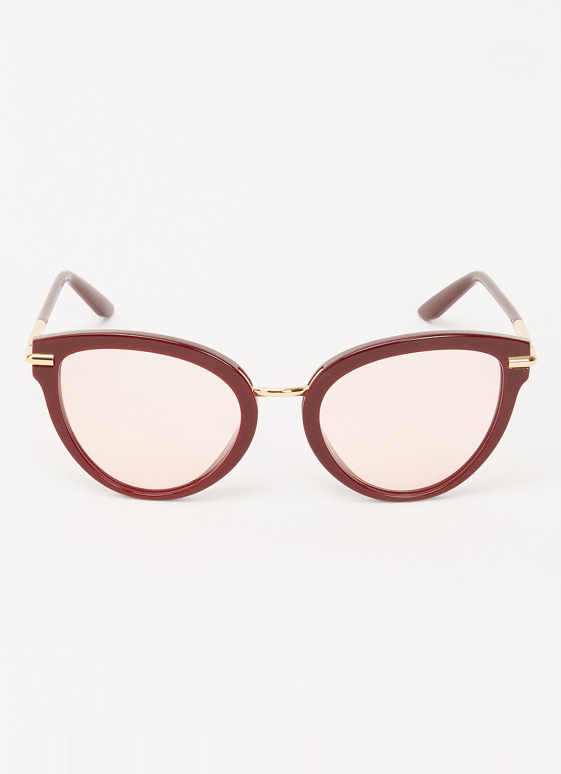 Dolce & Gabbana Cat Eye zonnebril DG4492   - detail 2 rood