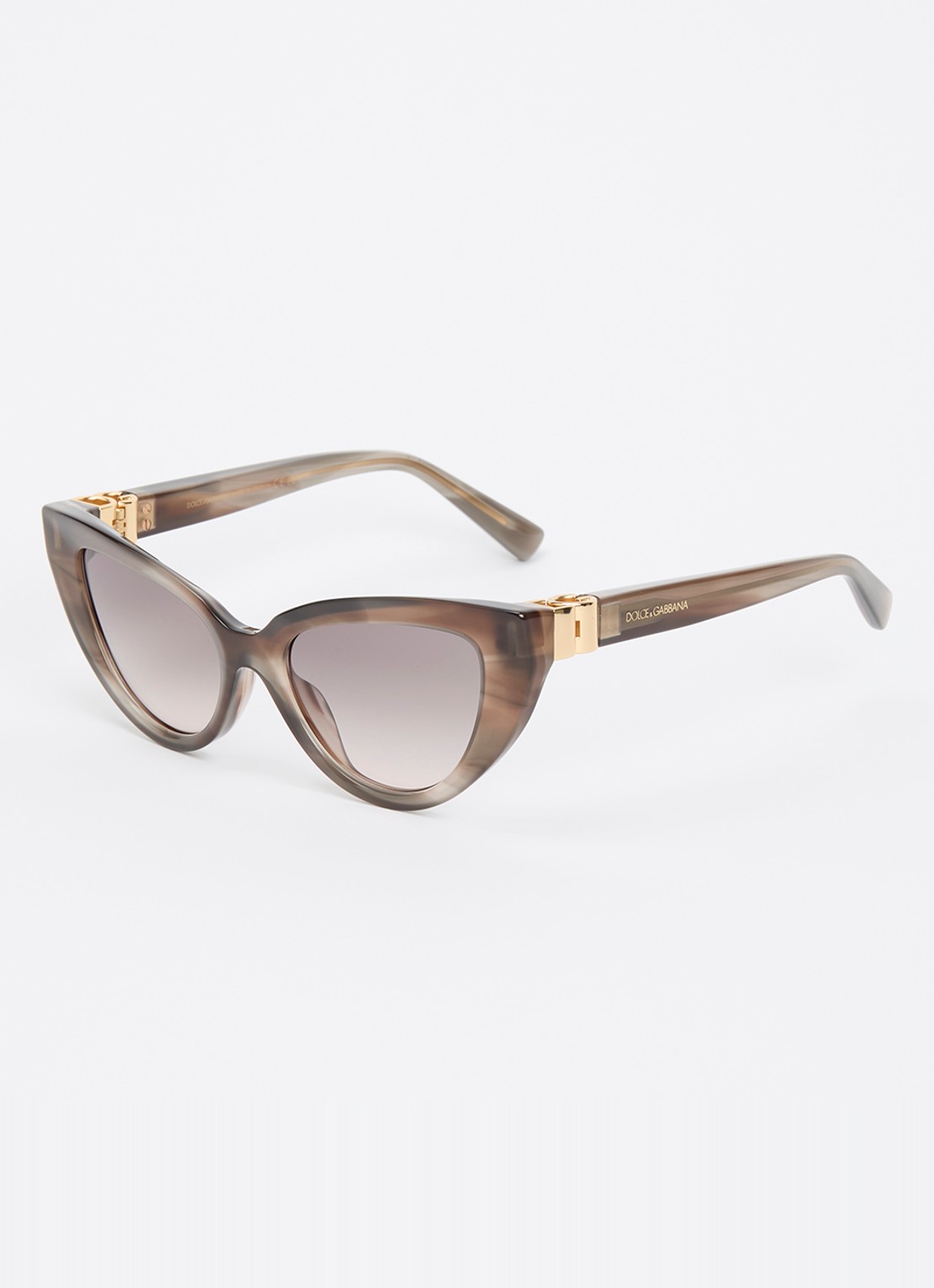Dolce & Gabbana Cat Eye zonnebril DG4497 - voorkant grijs