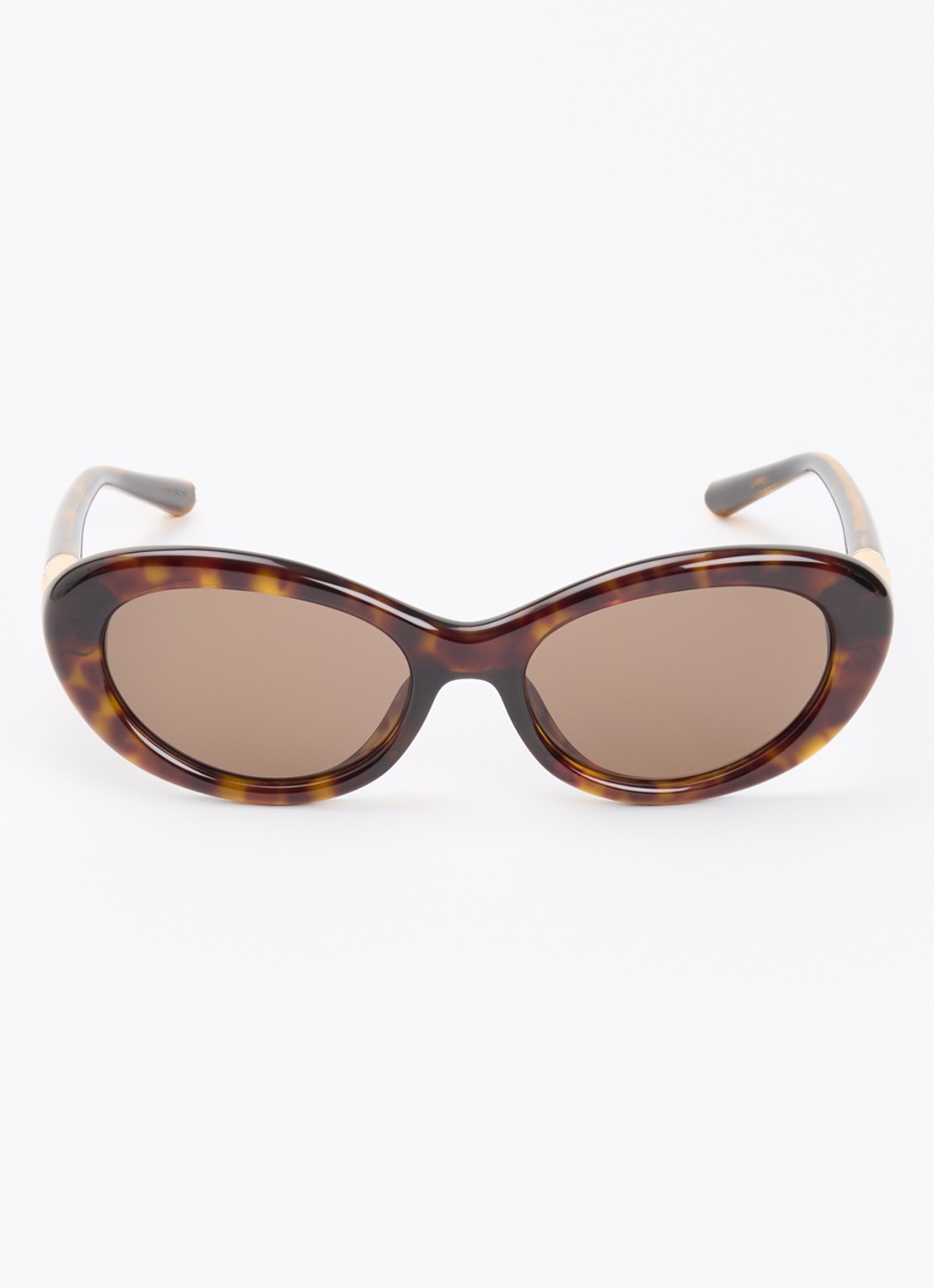 Dolce & Gabbana Cat Eye zonnebril DG4519 - detail 2 donkerbruin