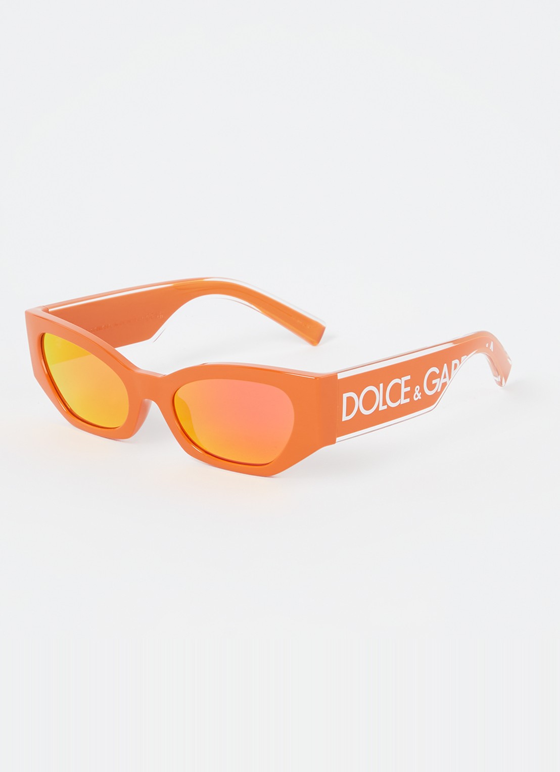 Dolce & Gabbana Cat Eye zonnebril DX6003 - voorkant orange