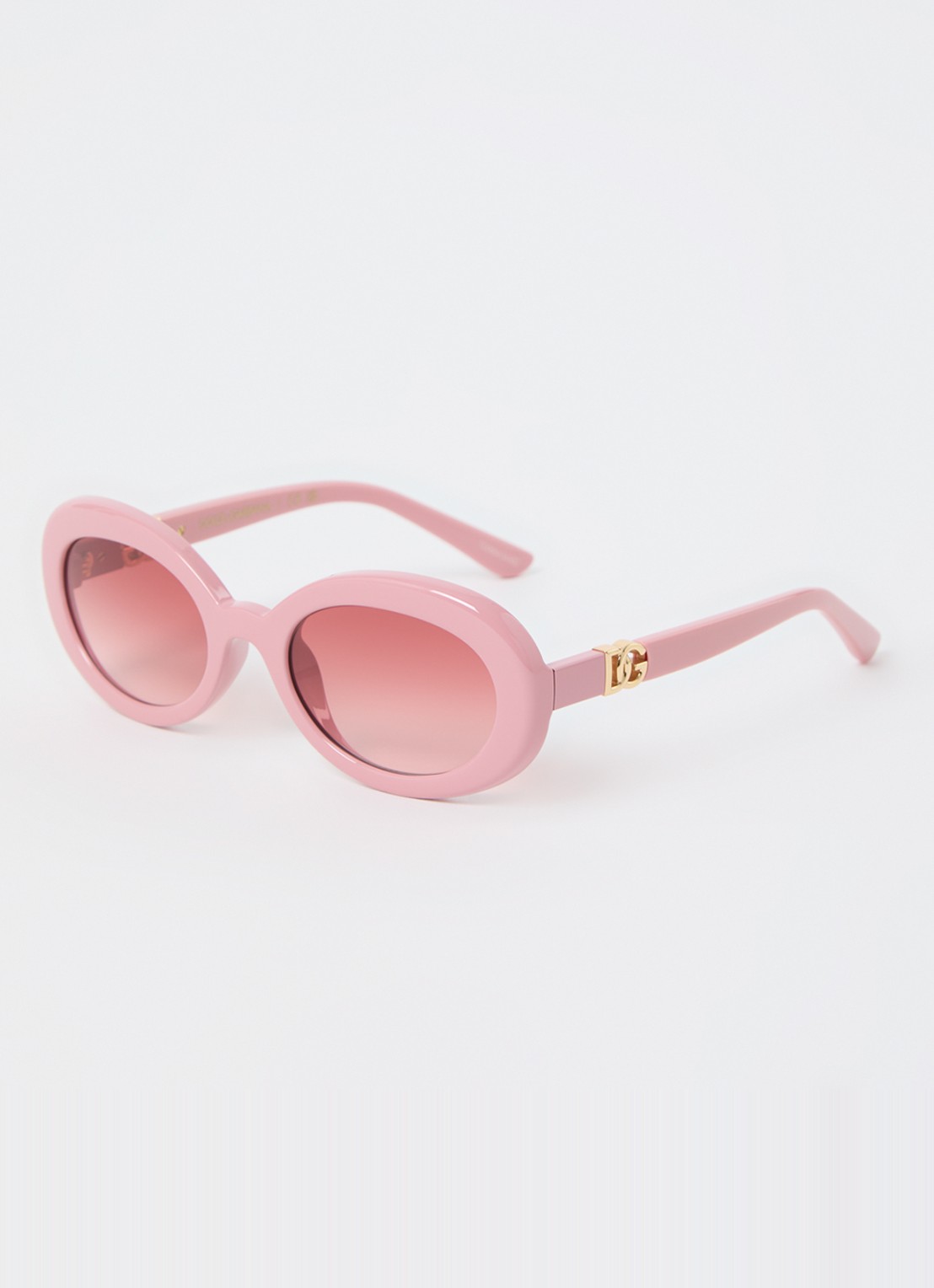 Dolce & Gabbana Cat Eye zonnebril DX6007U - voorkant 4 roze