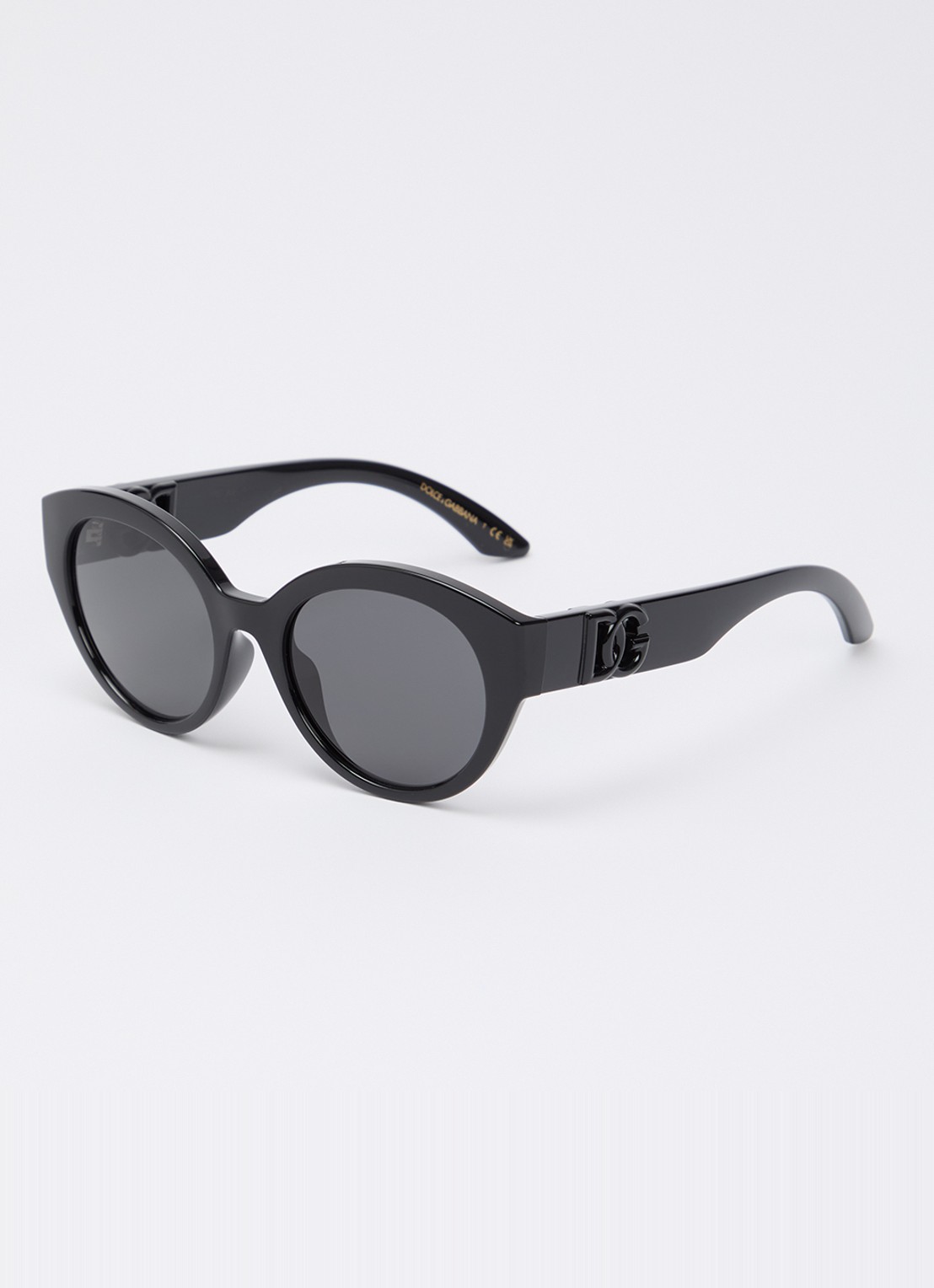 Dolce & Gabbana Cat Eye zonnebril DX6010 - voorkant 4 zwart