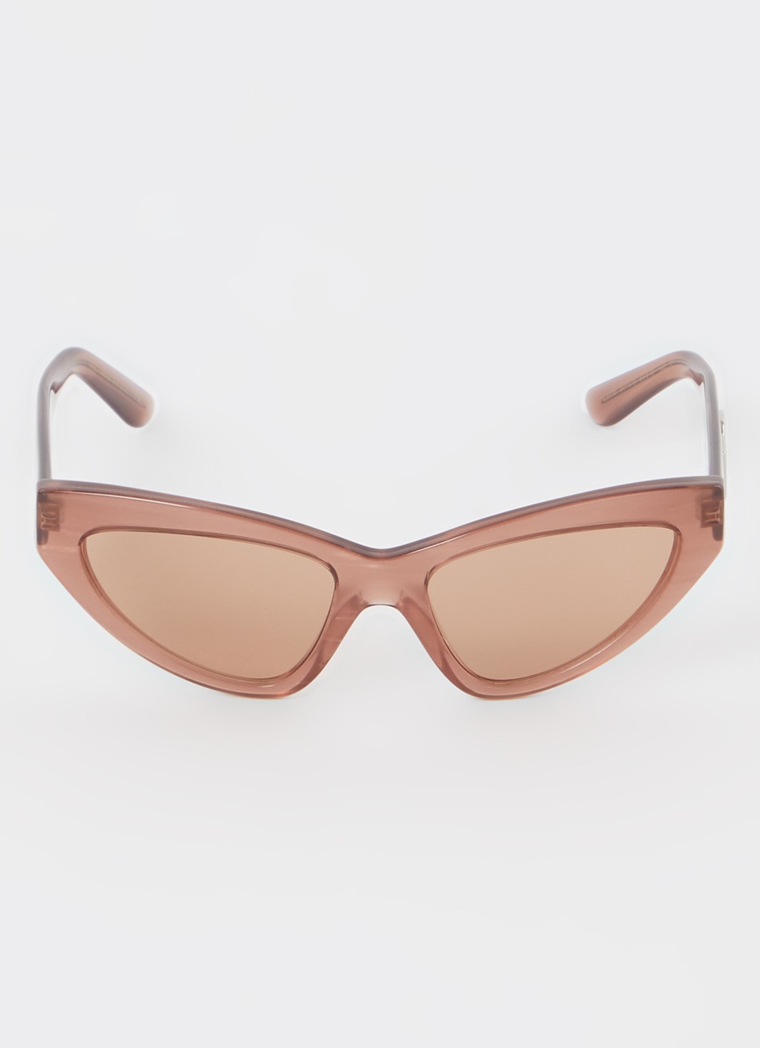 Dolce & Gabbana Crossed Zonnebril DG4439 - detail roze