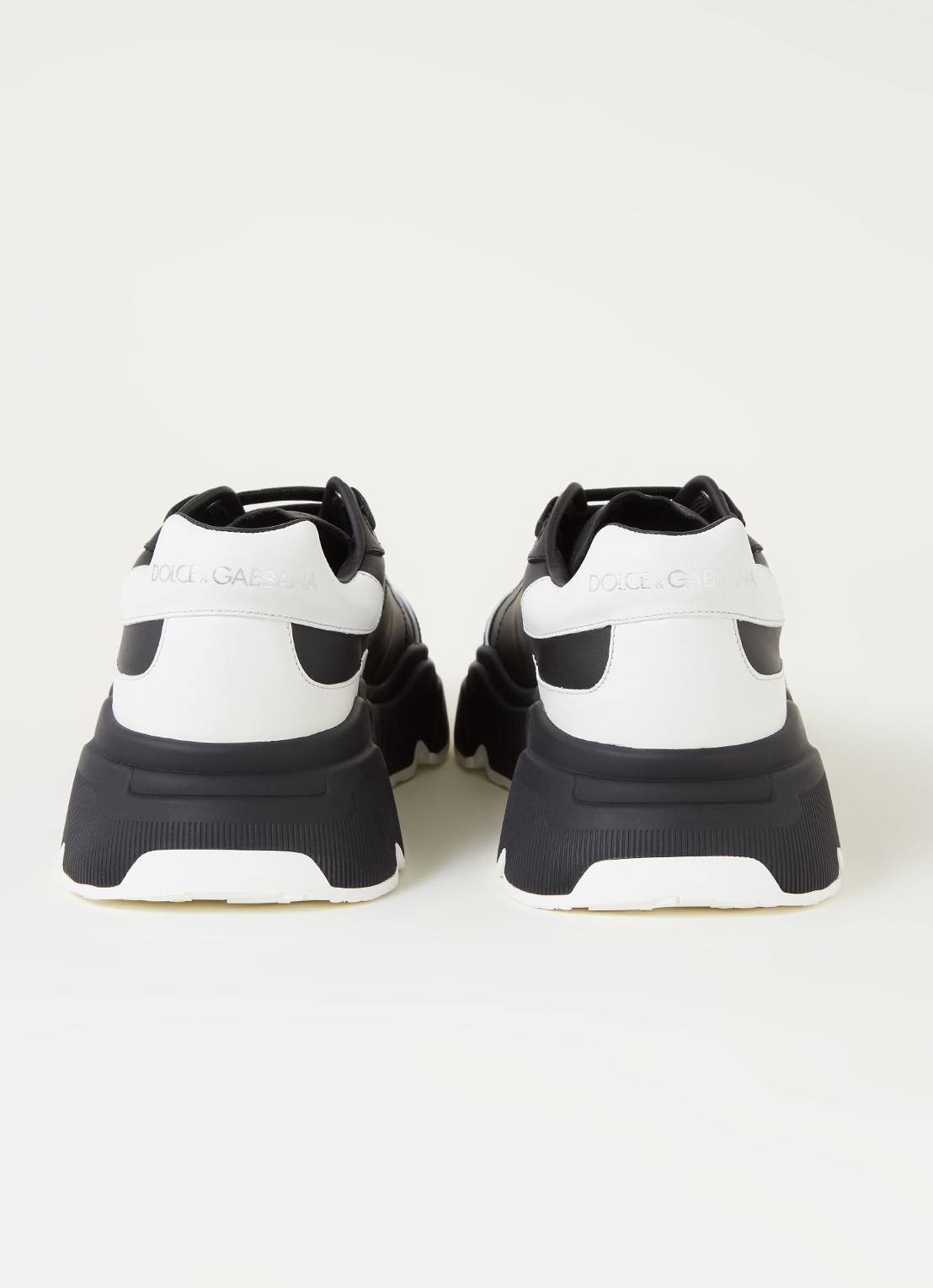 Dolce & Gabbana Daymaster sneaker van kalfsleer - detail 2 zwart