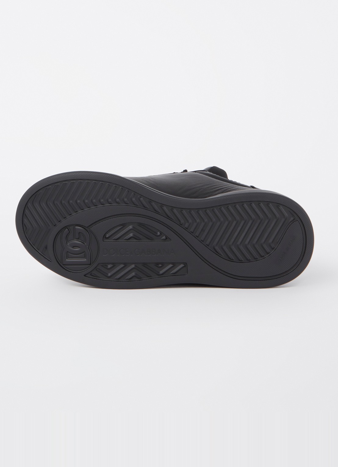 Dolce & Gabbana Mega Skate sneaker van lamsleer - detail 7 zwart