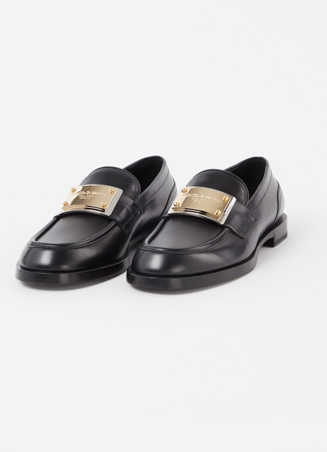 Dolce & Gabbana Miami loafer van kalfsleer - detail 3 zwart