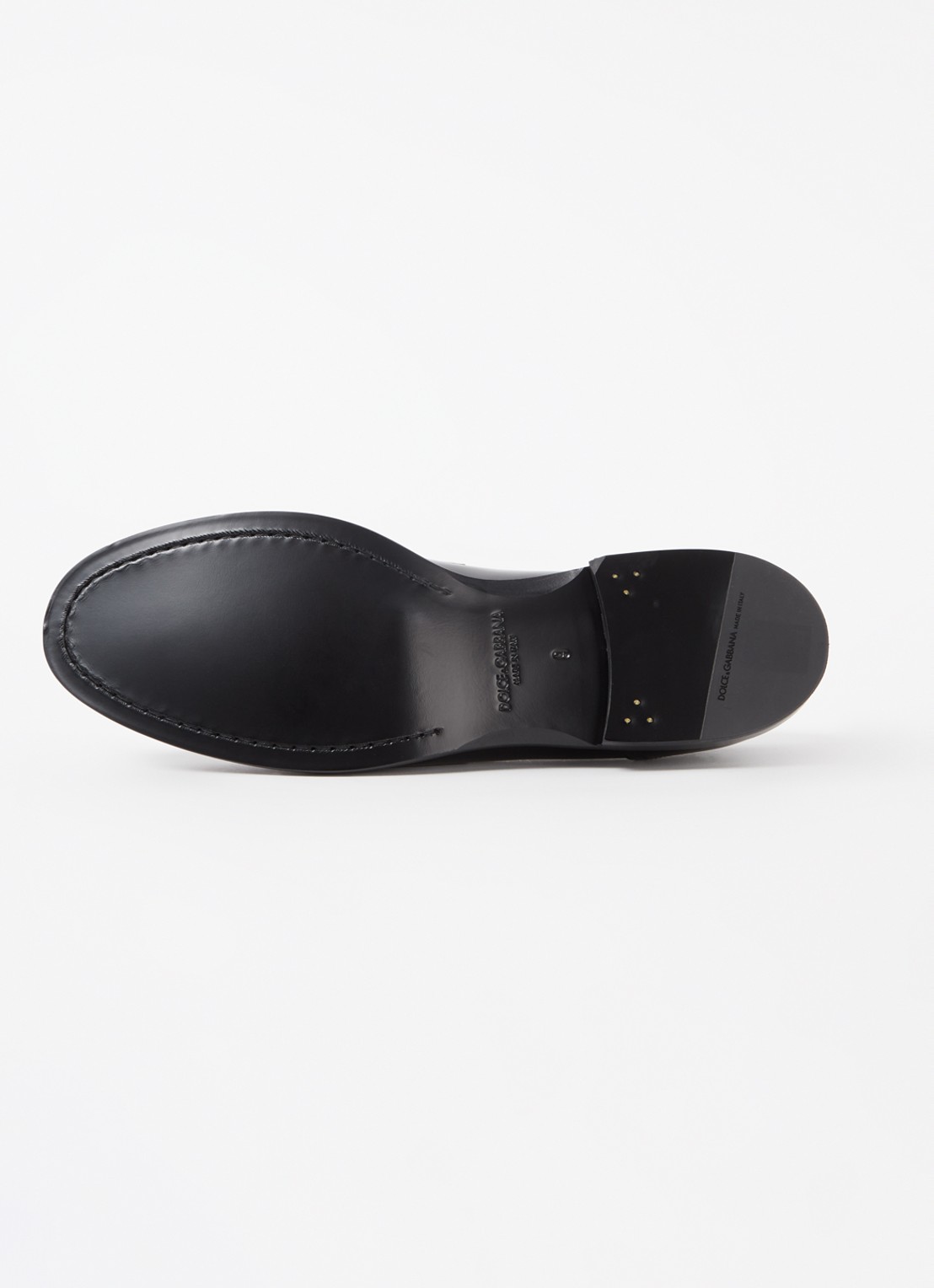 Dolce & Gabbana Miami loafer van kalfsleer - detail 7 zwart