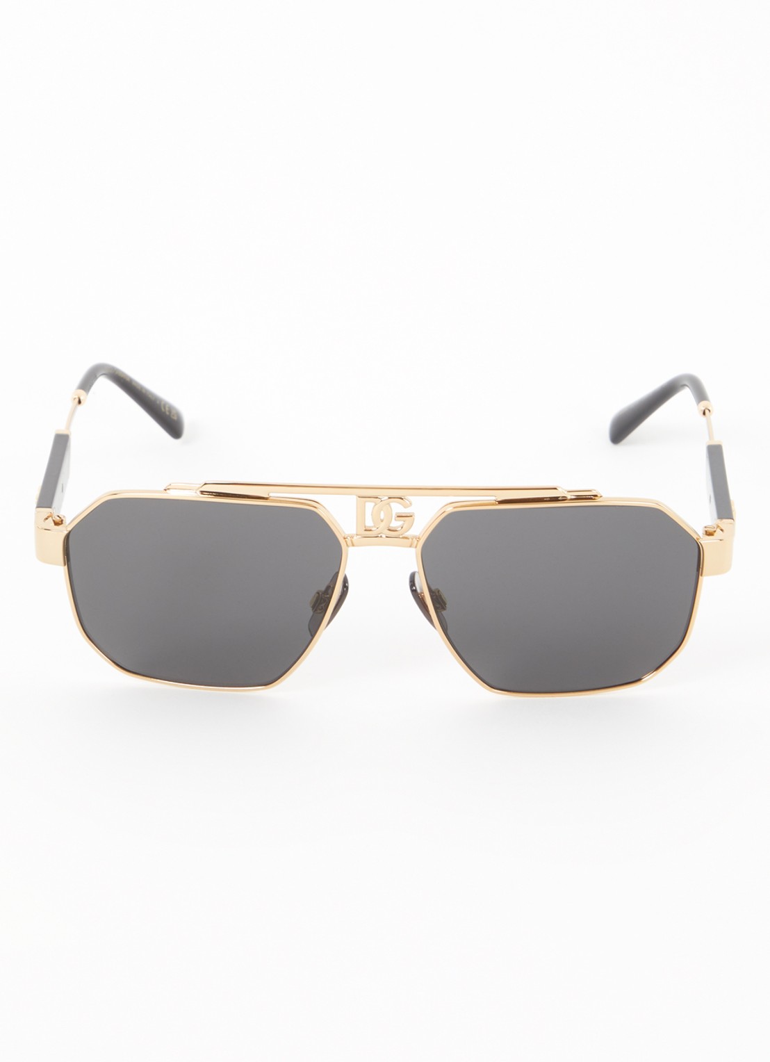 Dolce & Gabbana Piloten zonnebril DG2294 - detail 2 goud