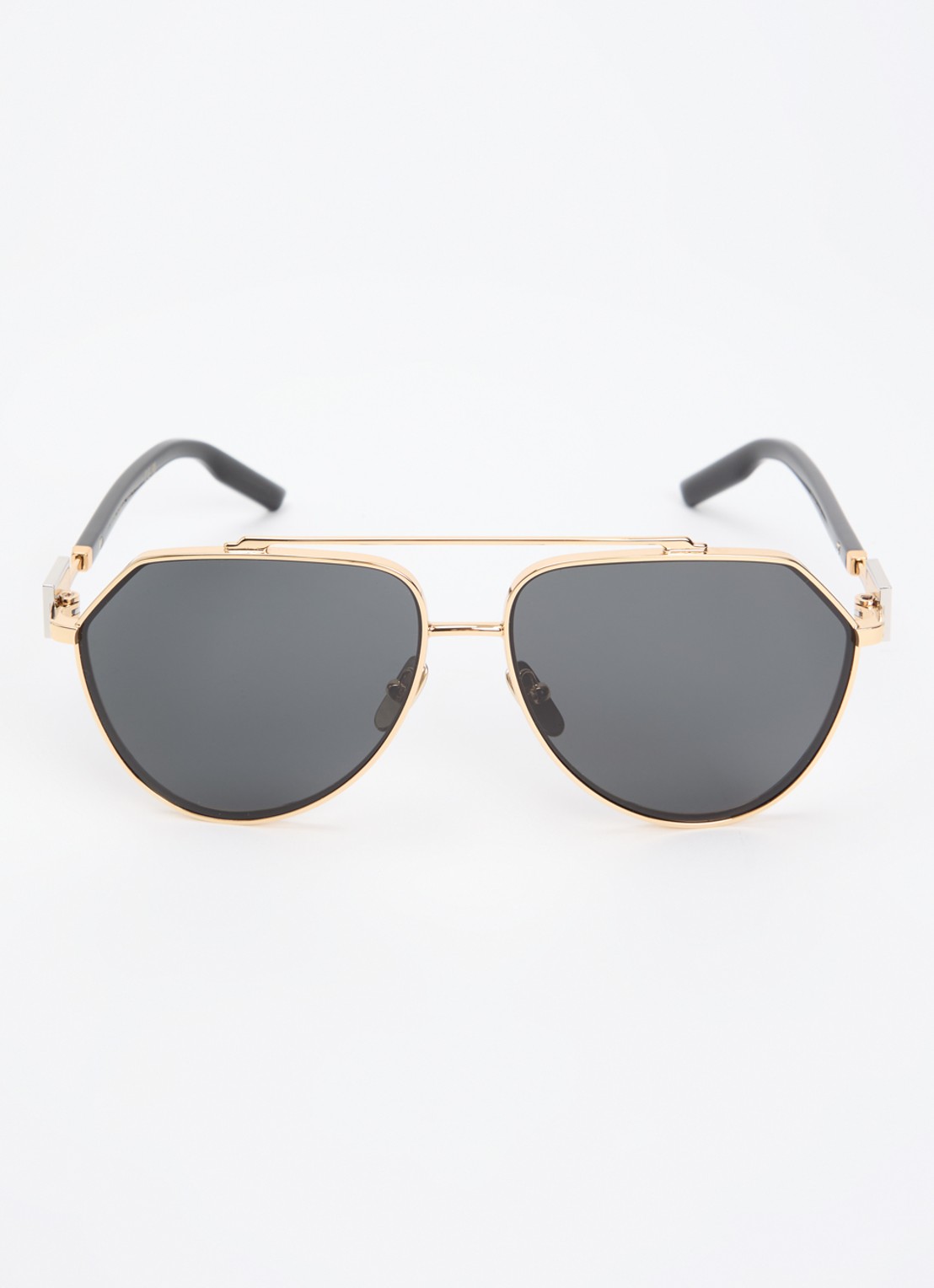Dolce & Gabbana Piloten zonnebril DG2315   - detail zwart