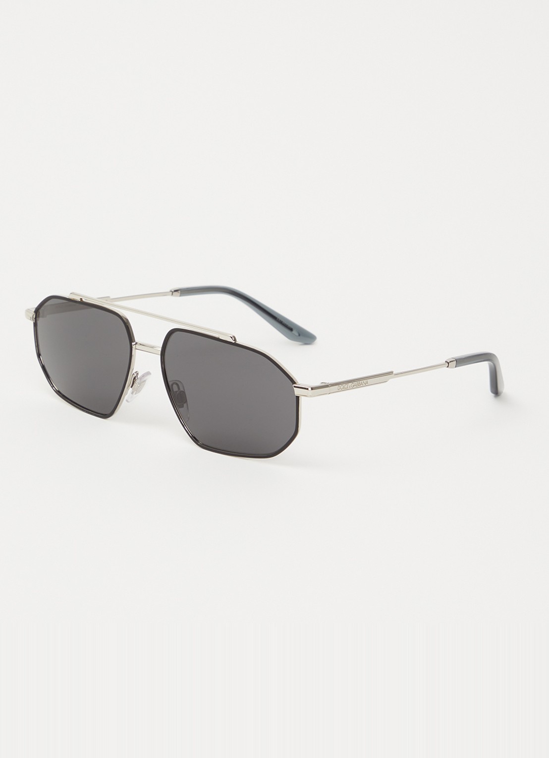 Dolce & Gabbana Piloten zonnebril DG2328 - voorkant 4 zilver