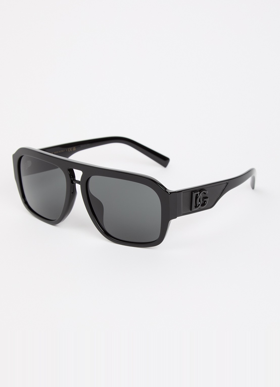 Dolce & Gabbana Piloten zonnebril DG4403F - voorkant 4 zwart