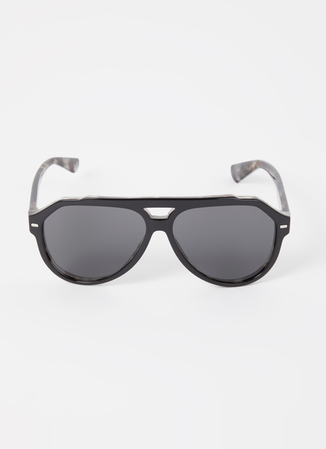 Dolce & Gabbana Piloten zonnebril DG4452 - detail zwart