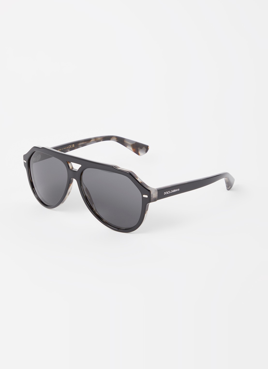 Dolce & Gabbana Piloten zonnebril DG4452 - voorkant 4 zwart