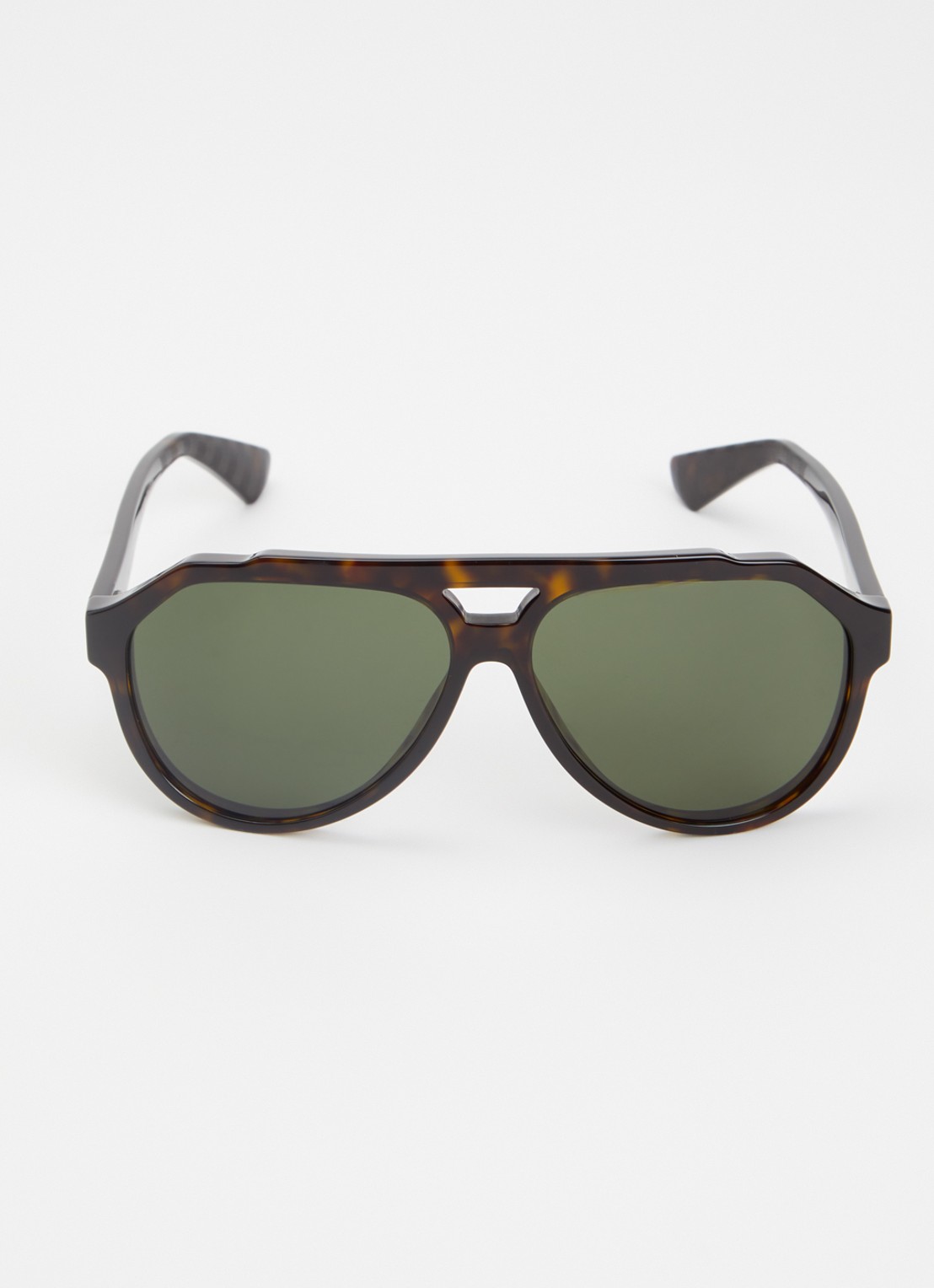 Dolce & Gabbana Piloten zonnebril DG4452   - detail 2 donkerbruin