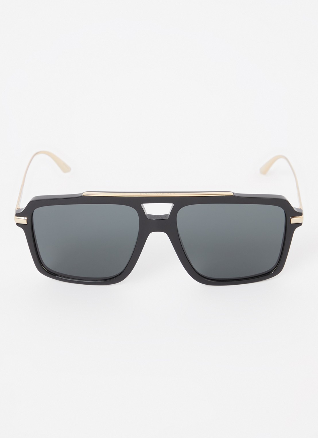 Dolce & Gabbana Piloten zonnebril DG4477 - detail zwart