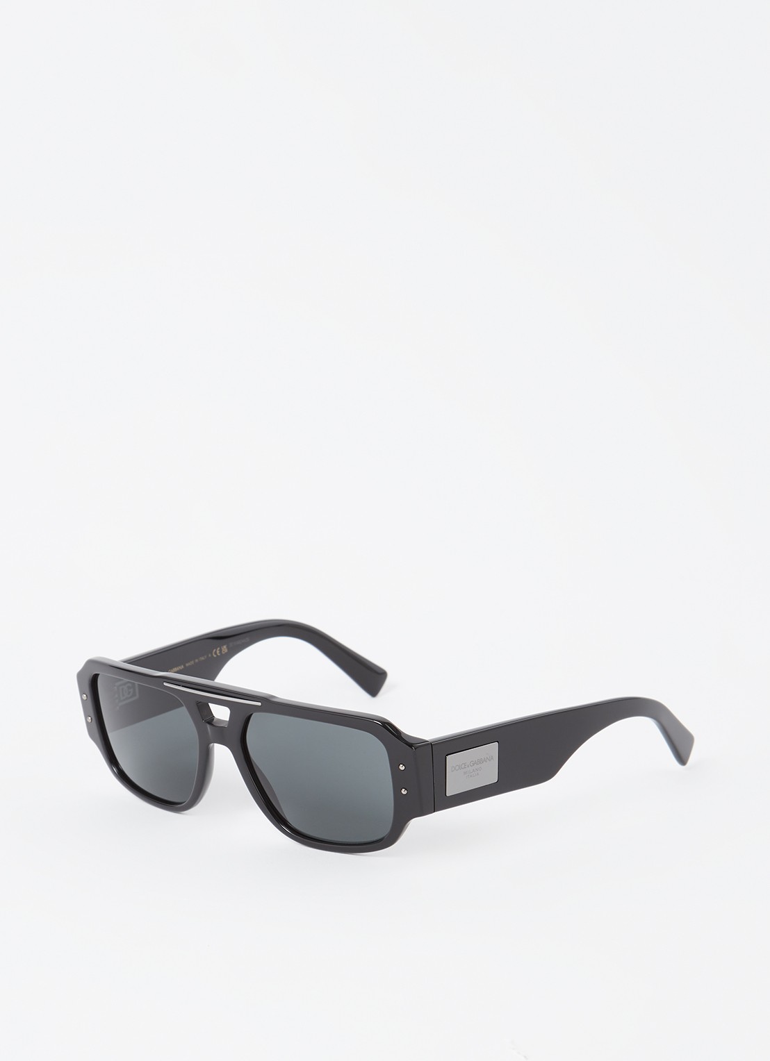 Dolce & Gabbana Piloten zonnebril DG4482  - voorkant zwart