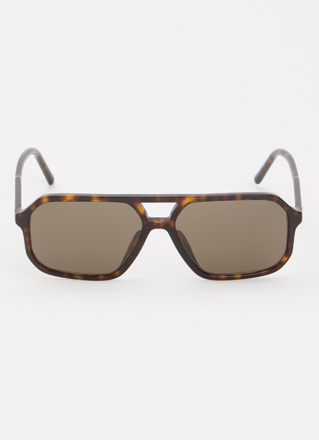 Dolce & Gabbana Piloten zonnebril DG4541 - detail 2 donkerbruin
