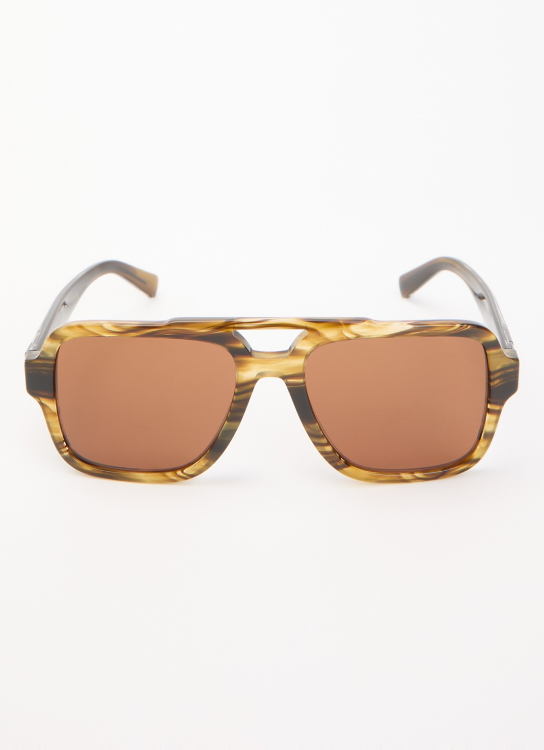 Dolce & Gabbana Piloten zonnebril DG4544 - detail 2 olijfgroen
