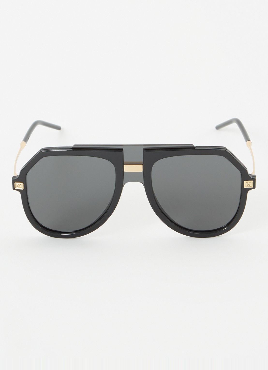 Dolce & Gabbana Piloten zonnebril DG6195 - detail zwart